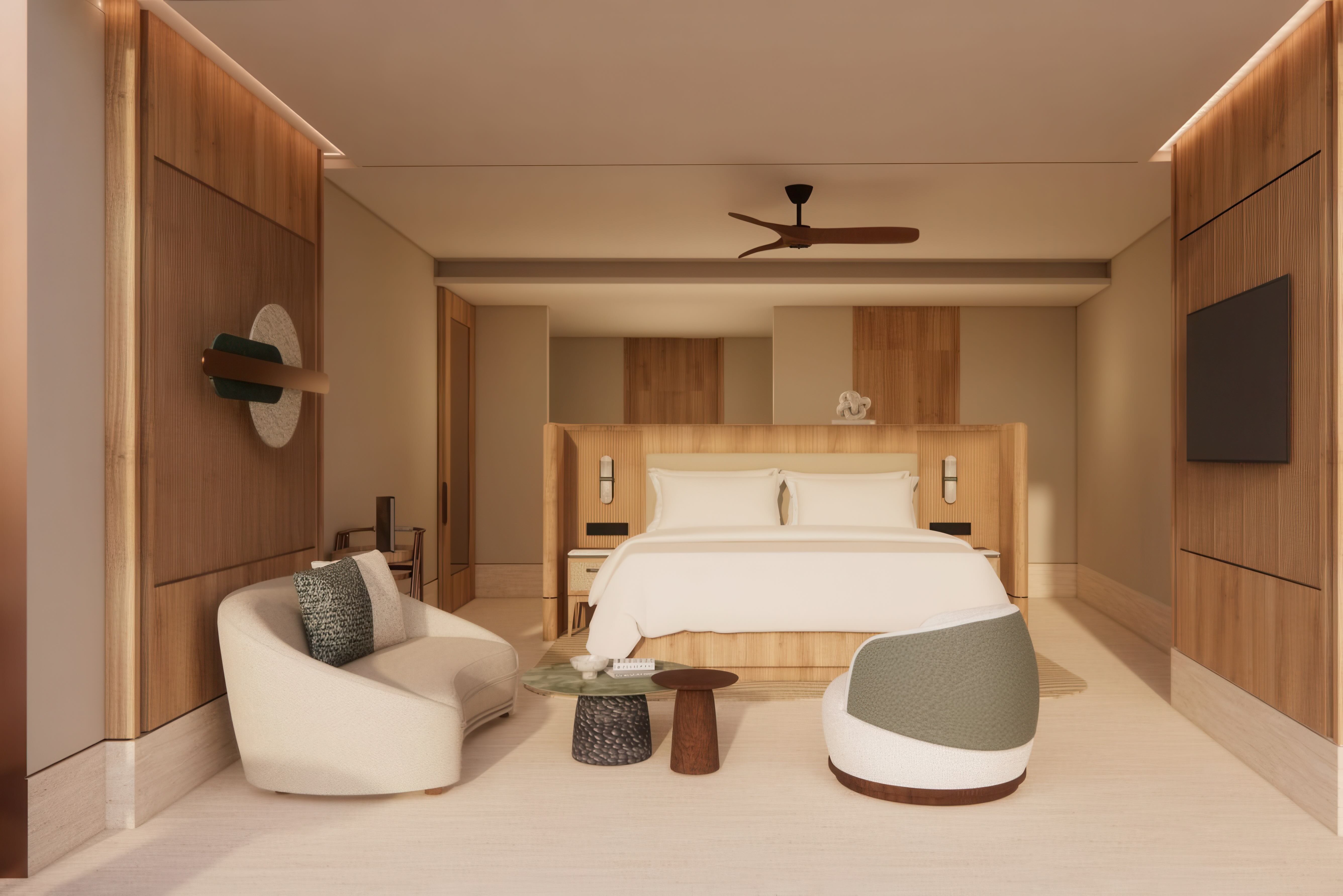 King Room, image courtesy of St. Regis Costa Mujeres, Cancún