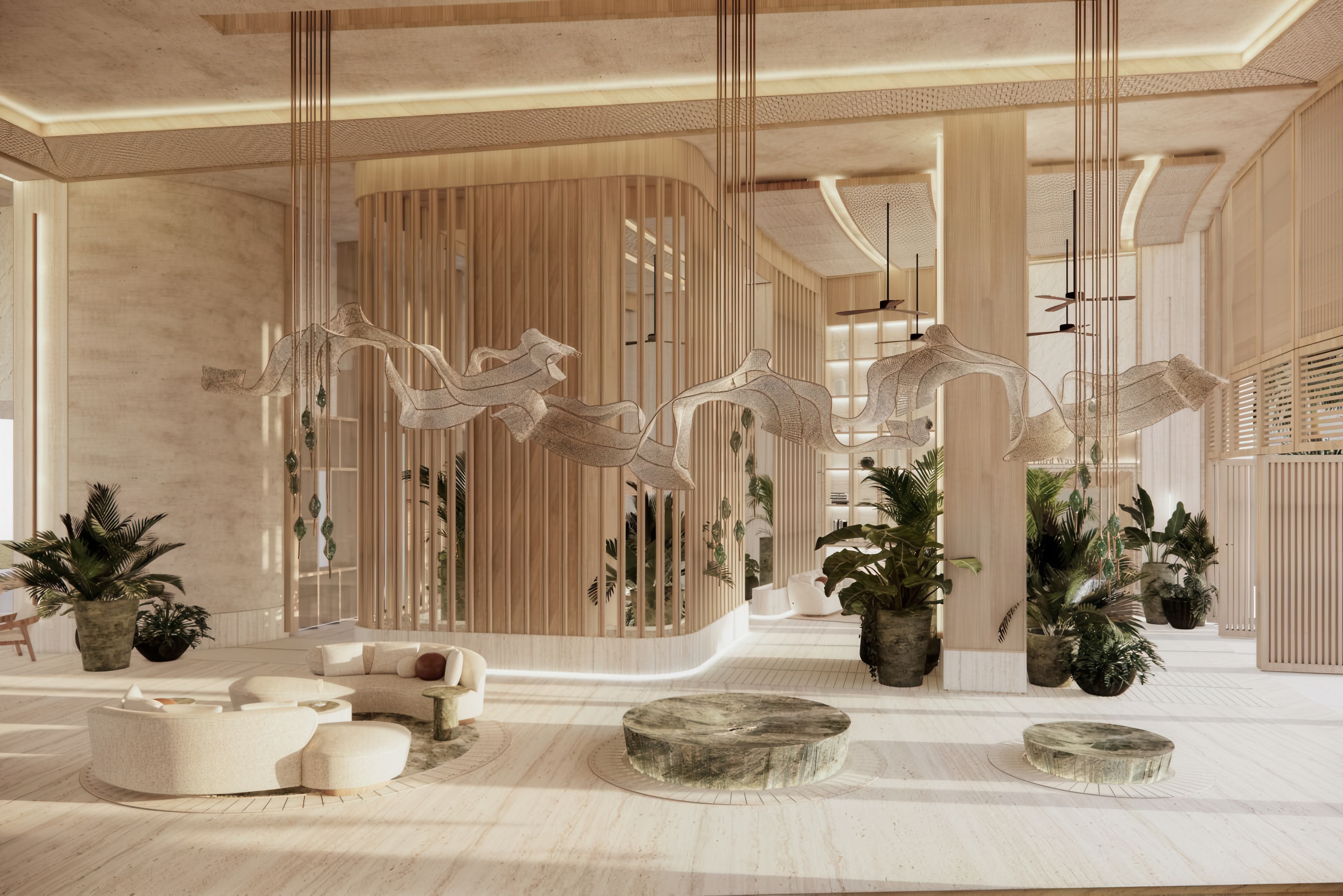 Lobby, image courtesy of St. Regis Costa Mujeres, Cancún
