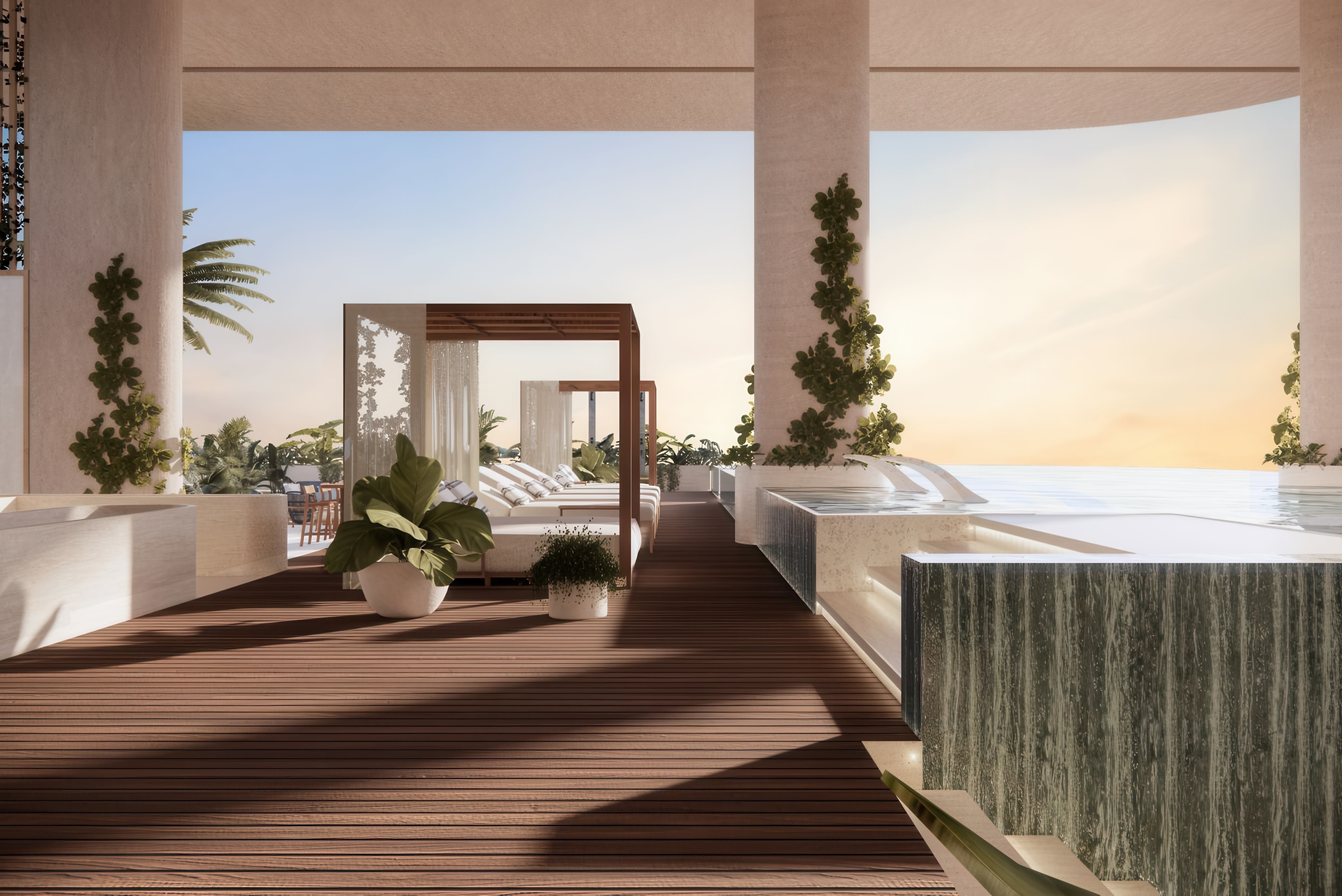 Cabanas, image courtesy of St. Regis Costa Mujeres, Cancún