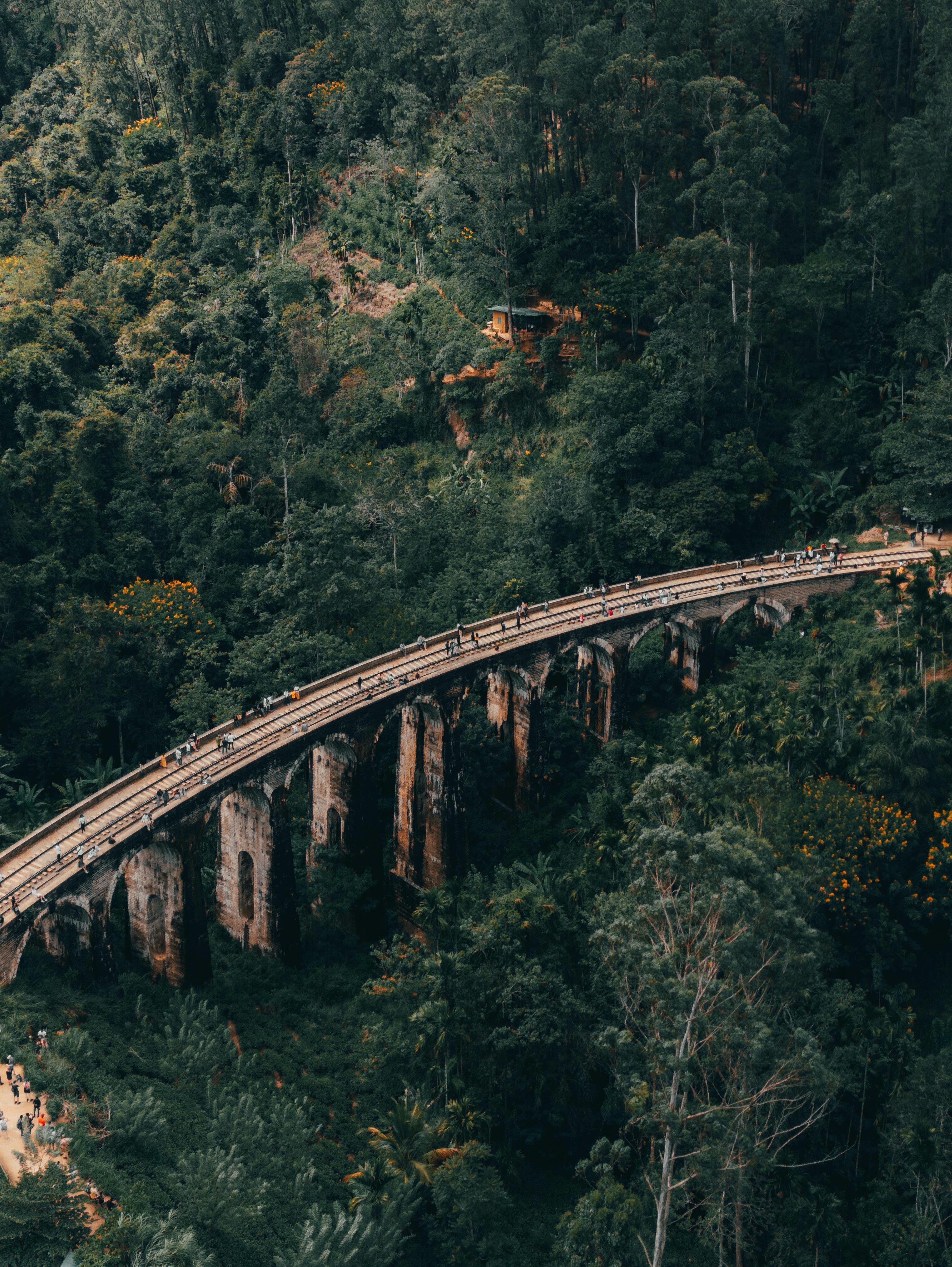 Nine Arch Bridge Aerial, image courtesy of Uga Ghiri