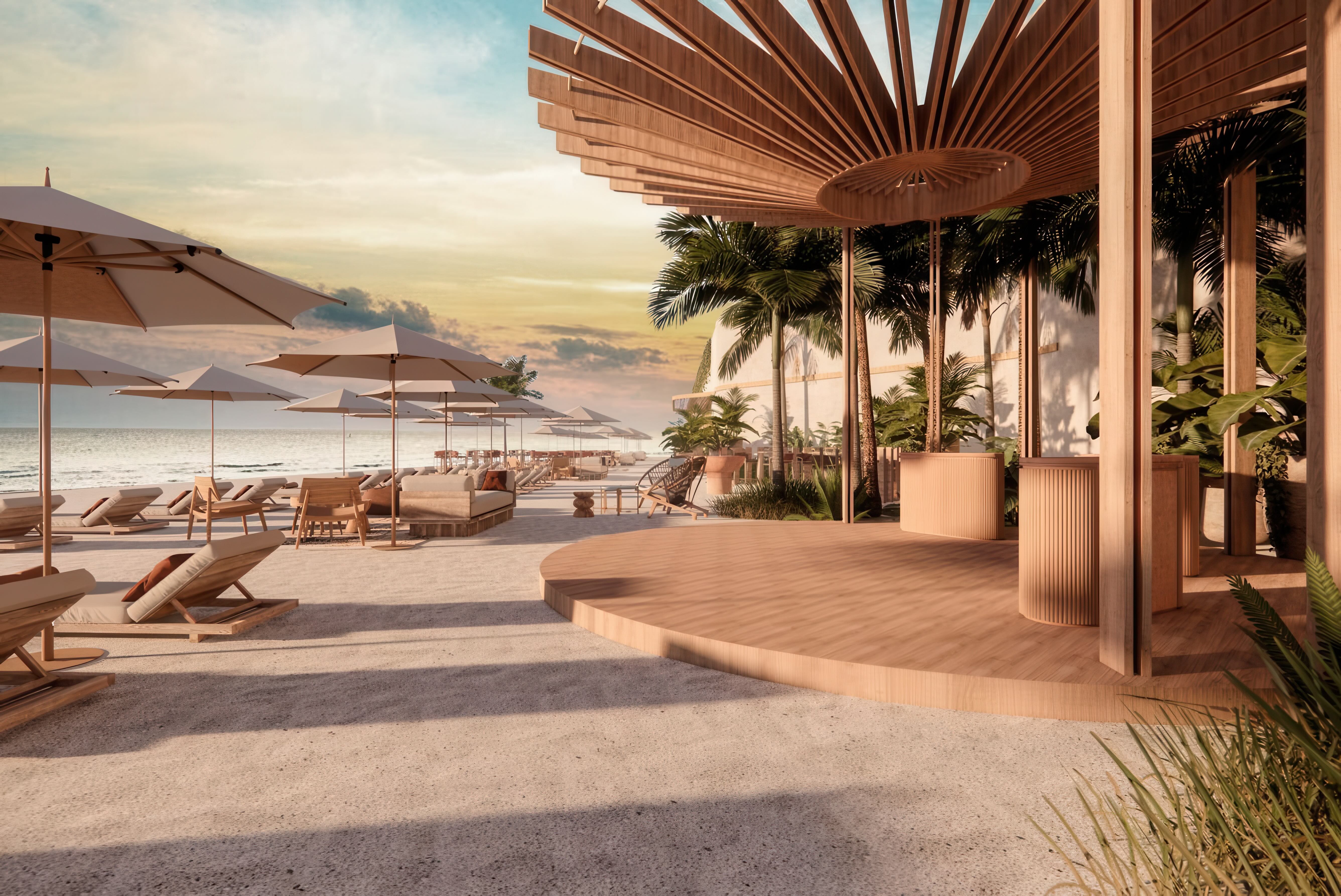 Beachfront Bar, image courtesy of St. Regis Costa Mujeres, Cancún