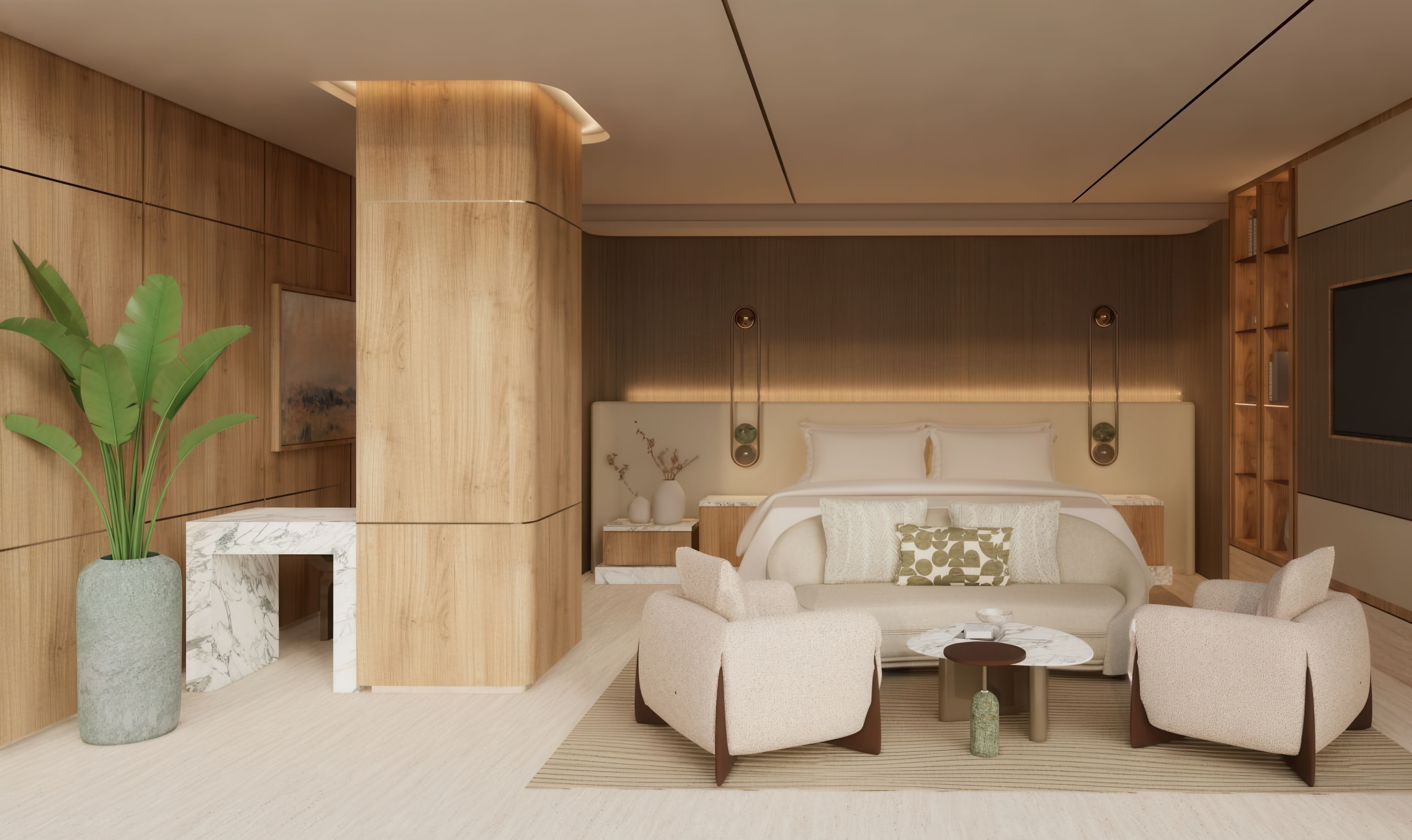 King Suite, image courtesy of St. Regis Costa Mujeres, Cancún