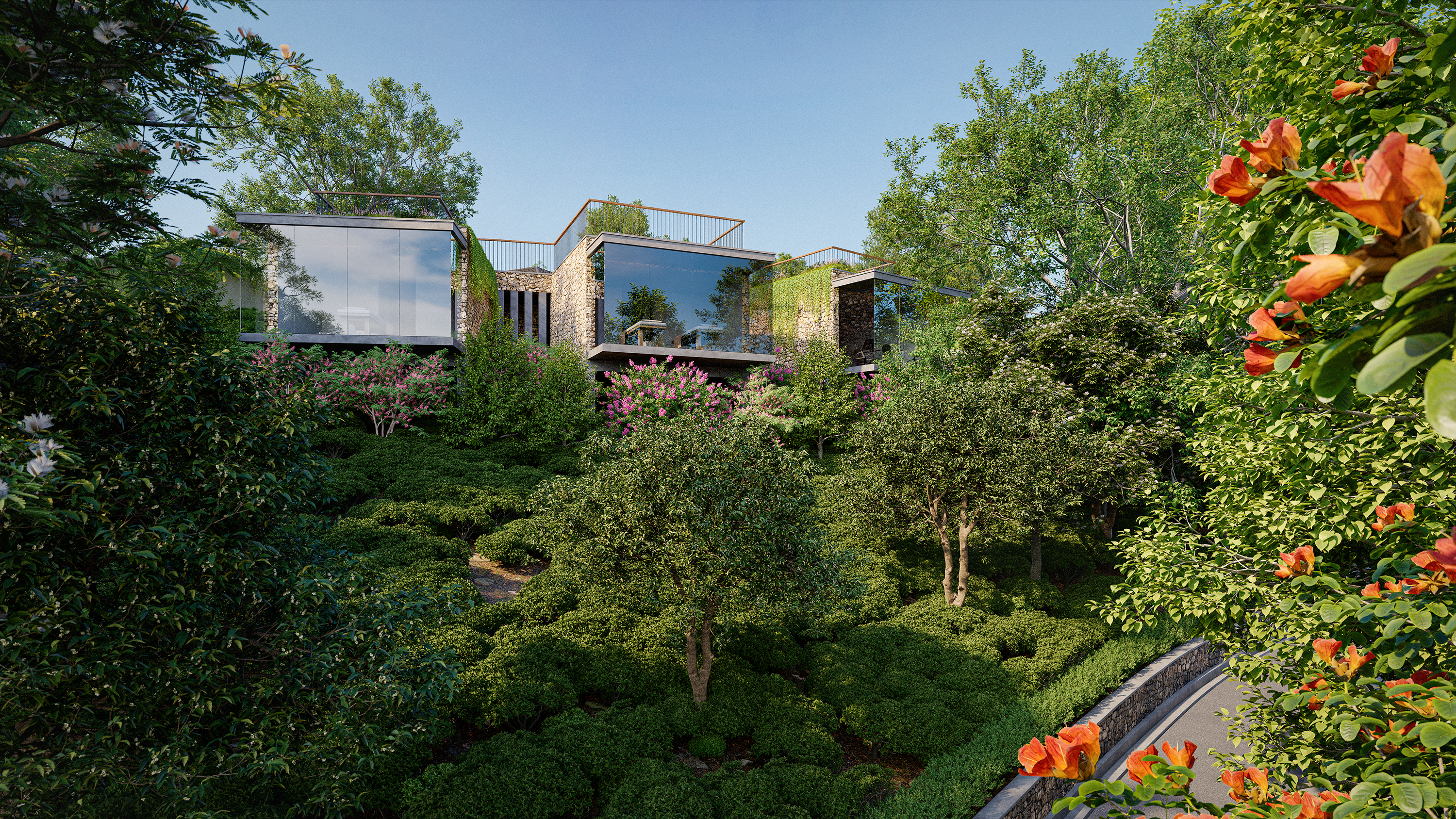 Spa Exterior, image courtesy of Uga Ghiri