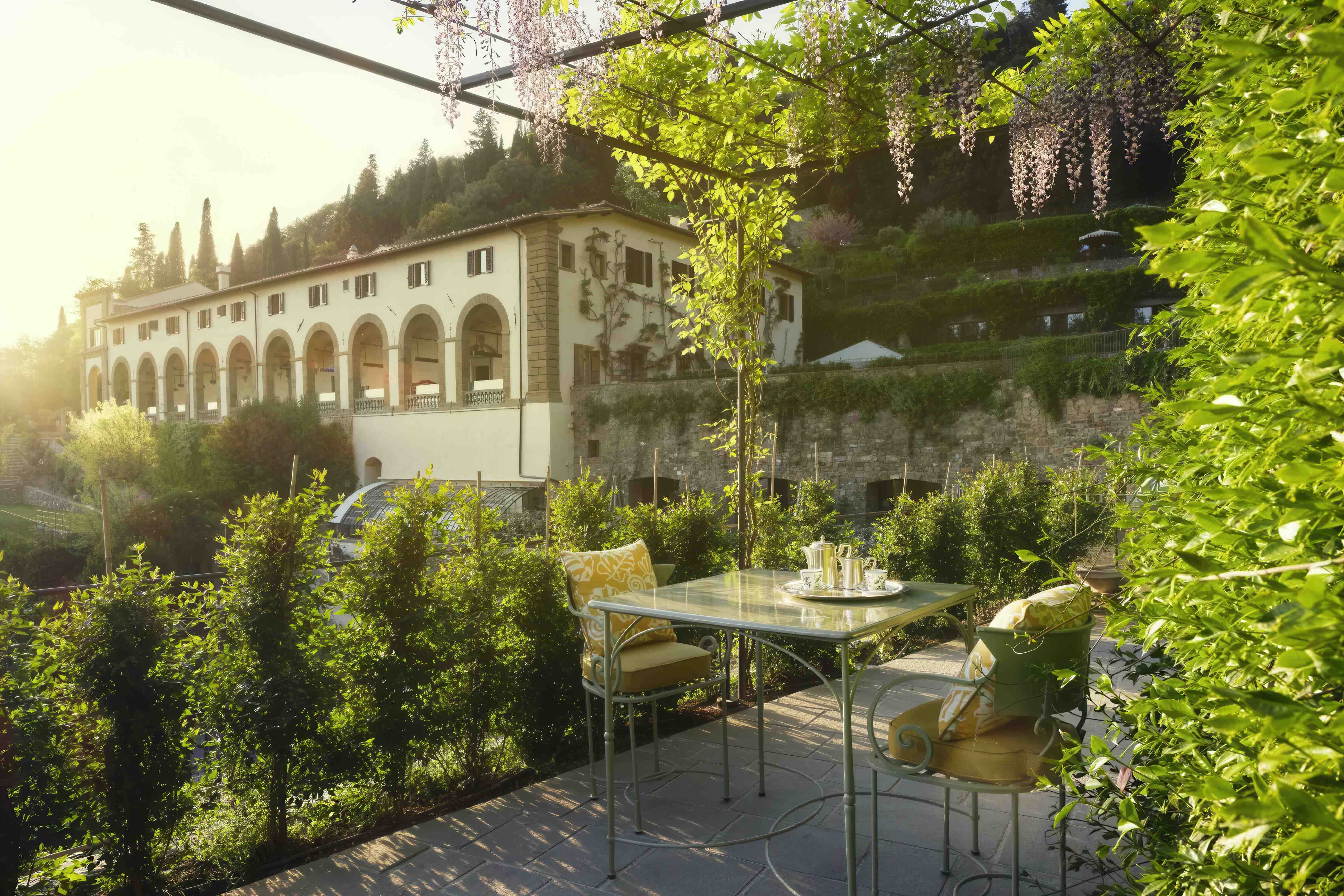 Suite Terrace, image courtesy of Villa San Michele, A Belmond Hotel