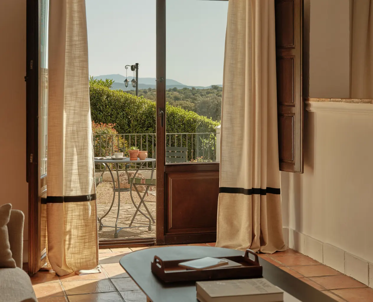 Master Suite Panoramic Terrace, image courtesy of Finca La Bobadilla