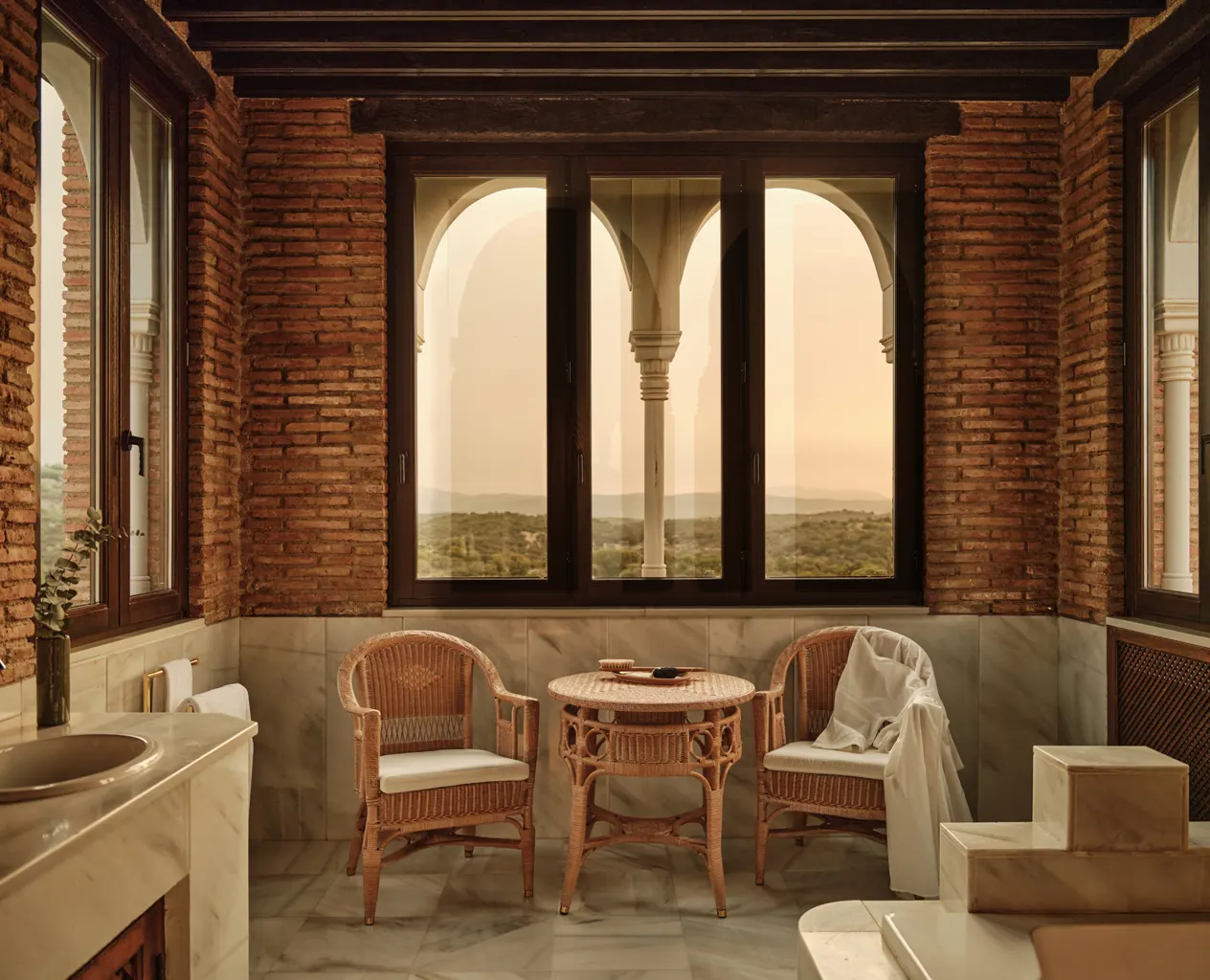 Hacienda Tower Suite Bathroom, image courtesy of Finca La Bobadilla