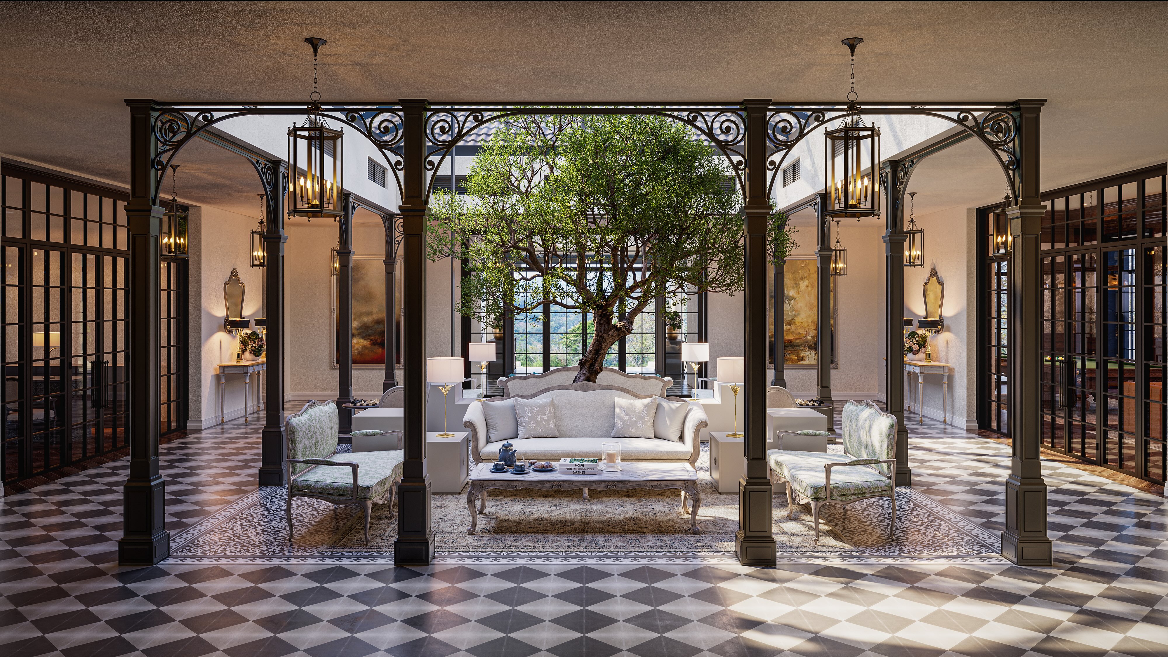 Interior Lounge, image courtesy of Uga Ghiri
