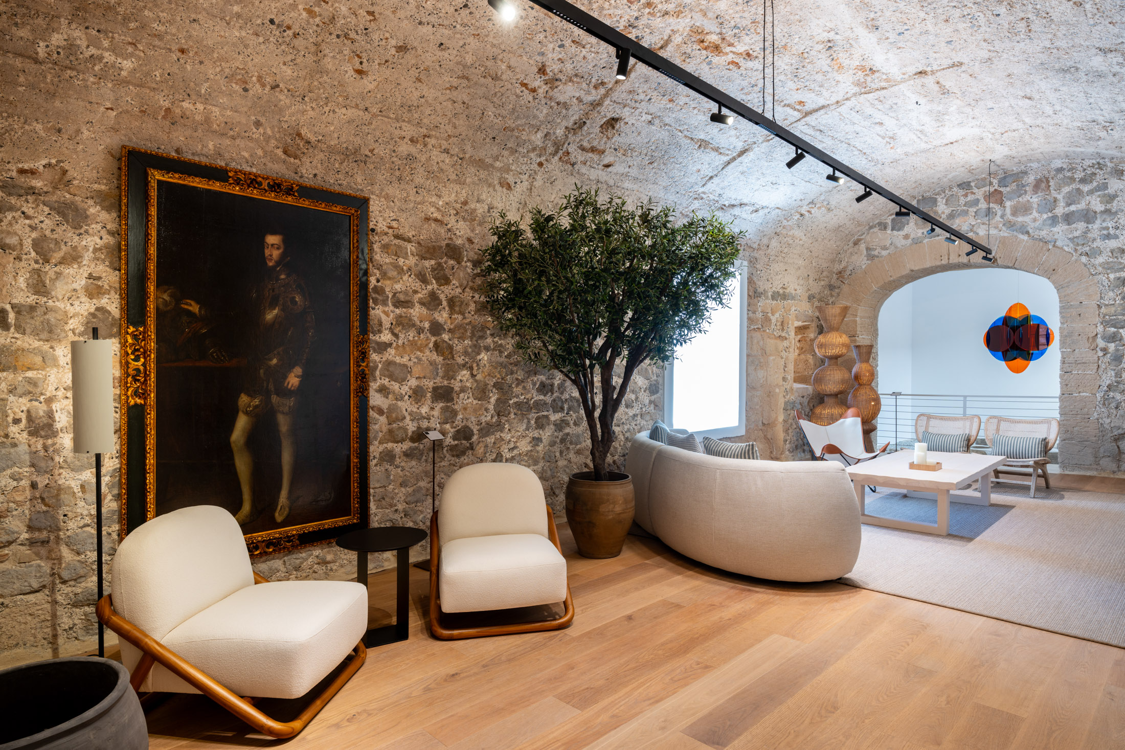 Image of the Parador Interior, courtesy of Parador de Ibiza