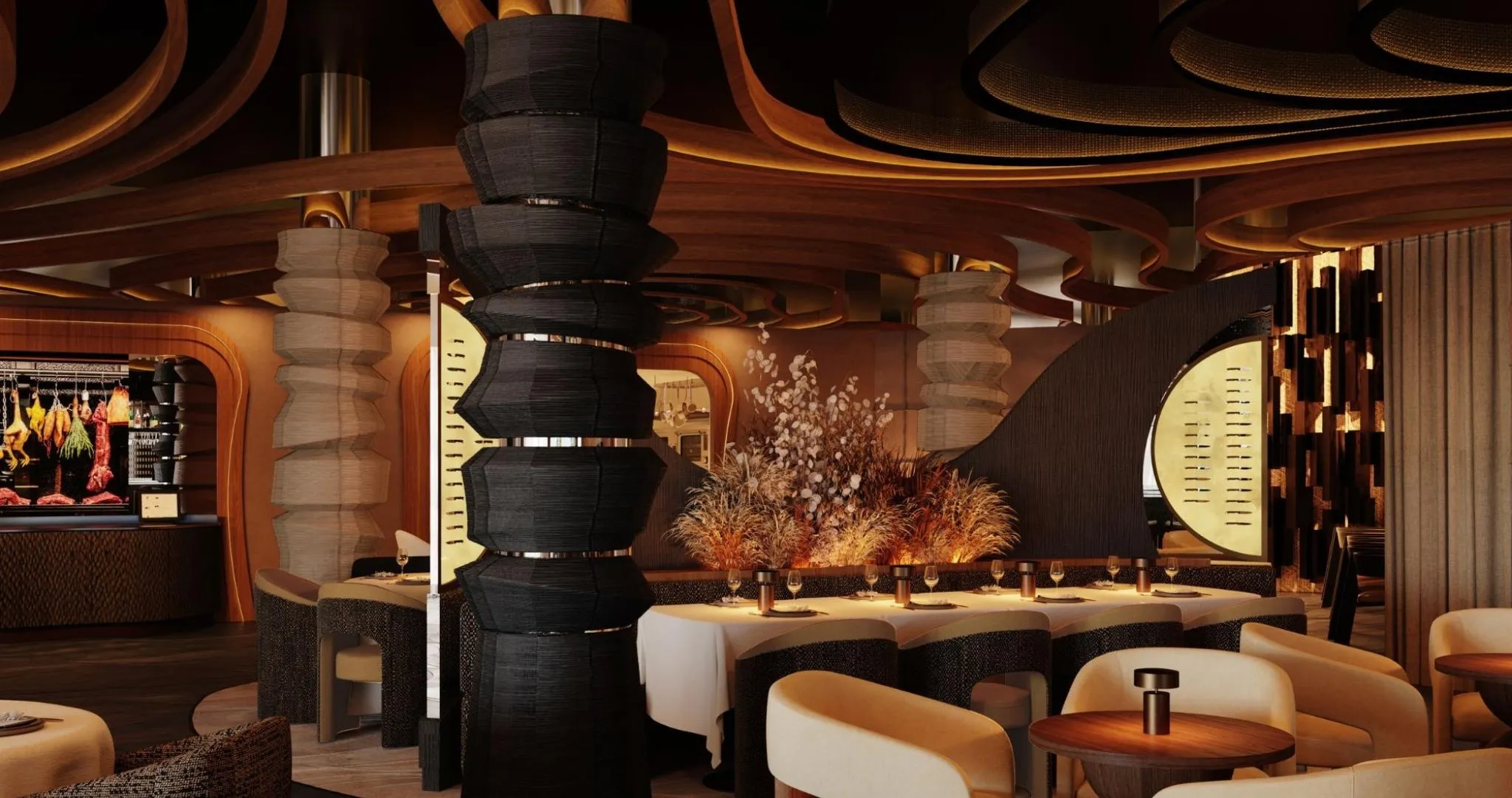 Image of Dining Venue Lena, courtesy of BLESS Ibiza The Site