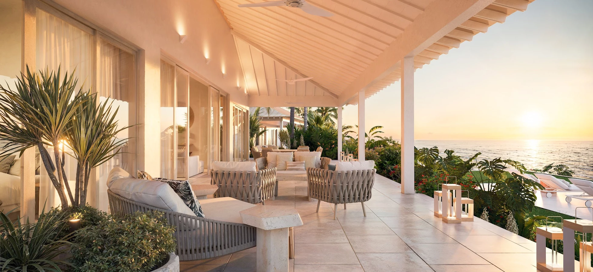 Rendering of Montage Cay's Shore Cottages in The Abacos, Bahamas