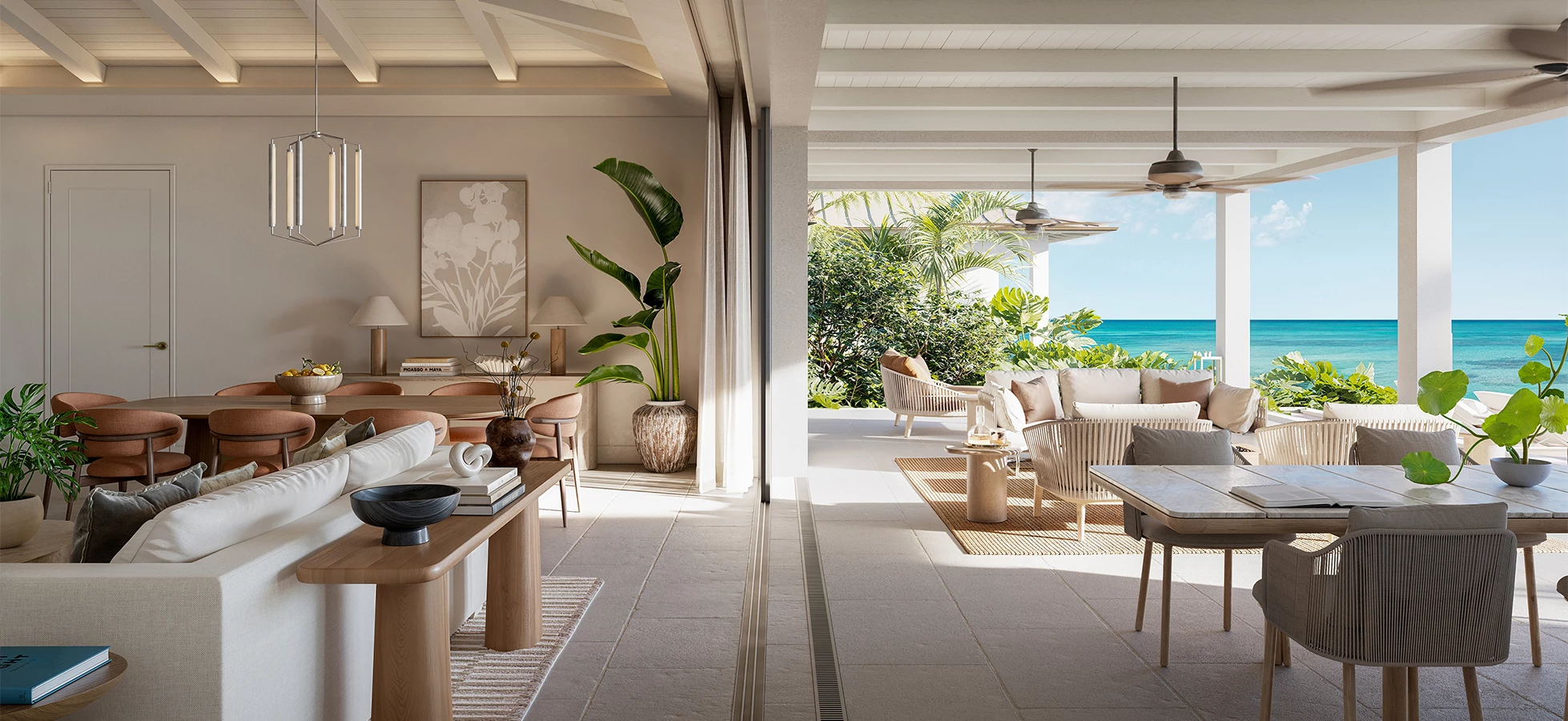 Rendering of Marina Villas Interior at Montage Cay  in The Abacos, Bahamas