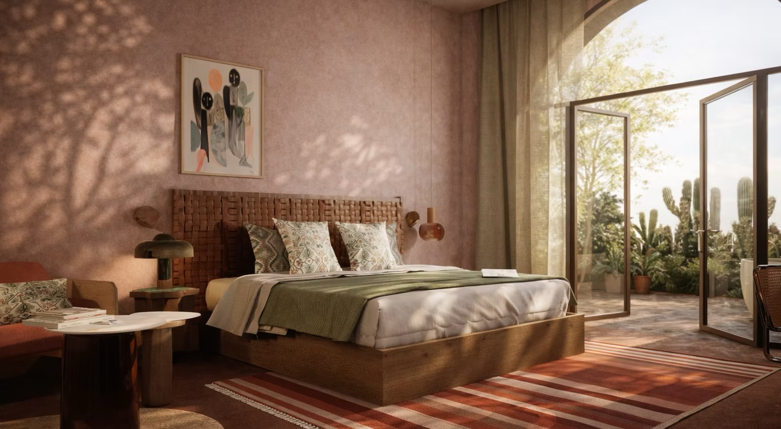 Image of Portinatx Villa Interior, courtesy of Nômade Temple Ibiza