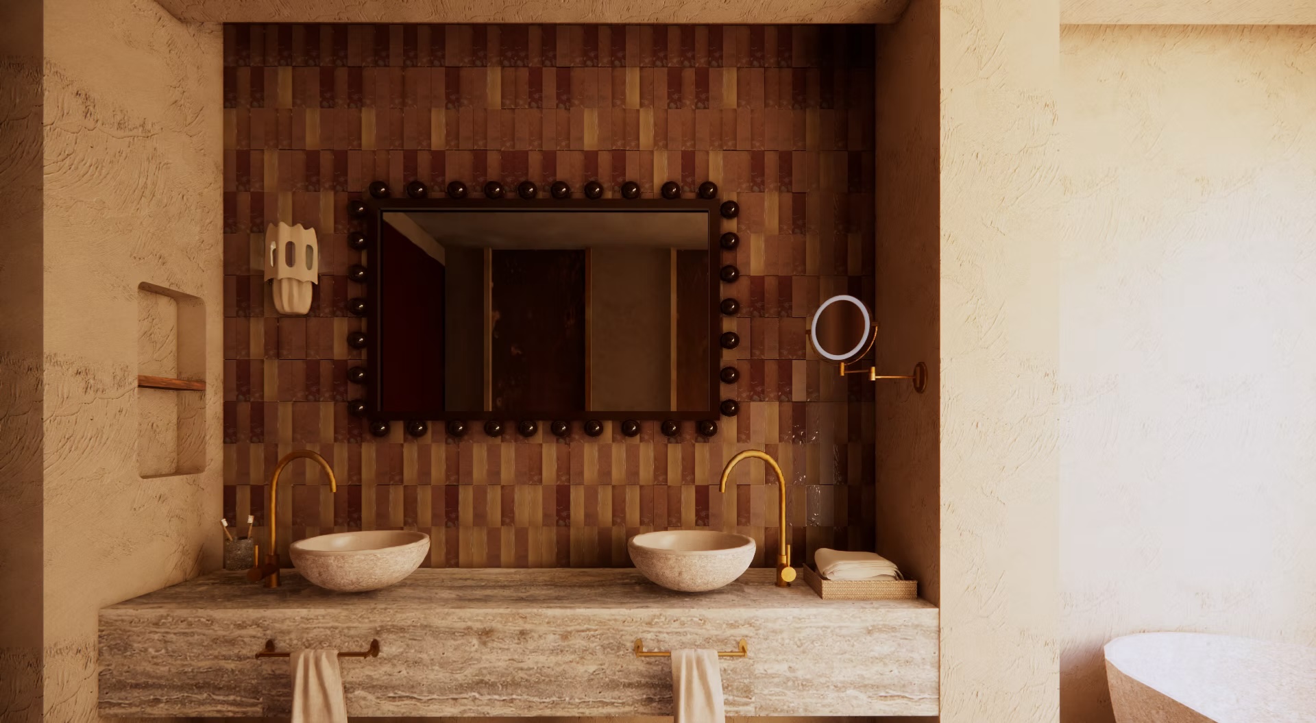 Image of Premier Seafront Suite, courtesy of Nômade Temple Ibiza