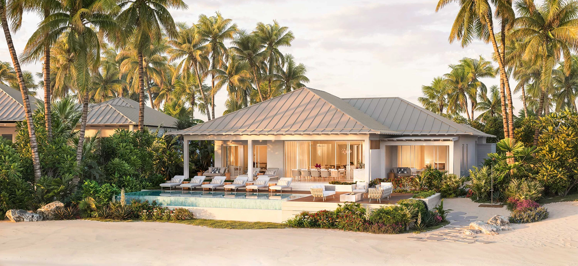 Rendering of Montage Cay's Villa Residences in The Abacos, Bahamas