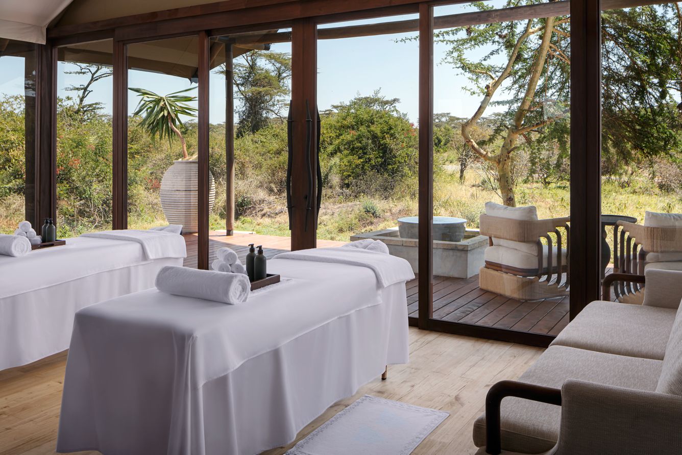 image of the spa, courtesy of JW Marriott Mount Kenya Rhino Reserve Safari Camp