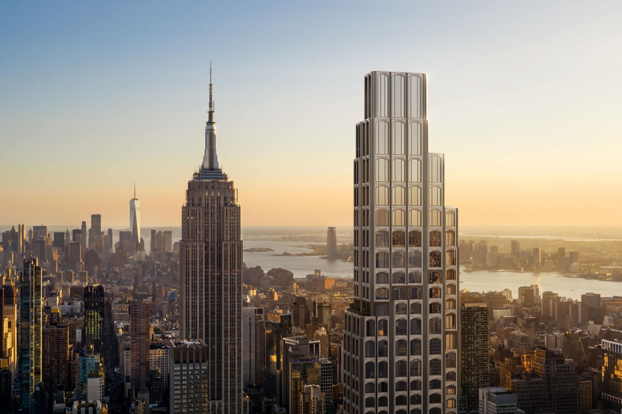 520 Fifth Avenue supertall finishes construction above Bryant Park
