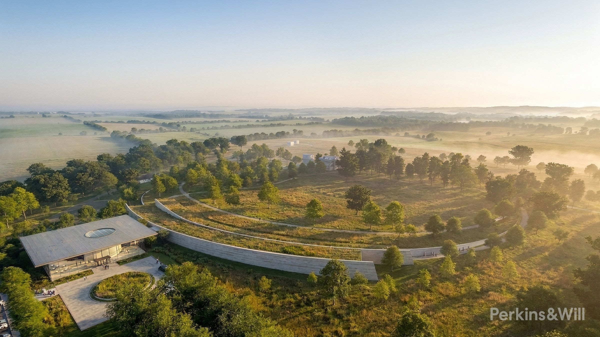 Perkins&Will unveils massive new museum at Andrew Jackson's Hermitage
