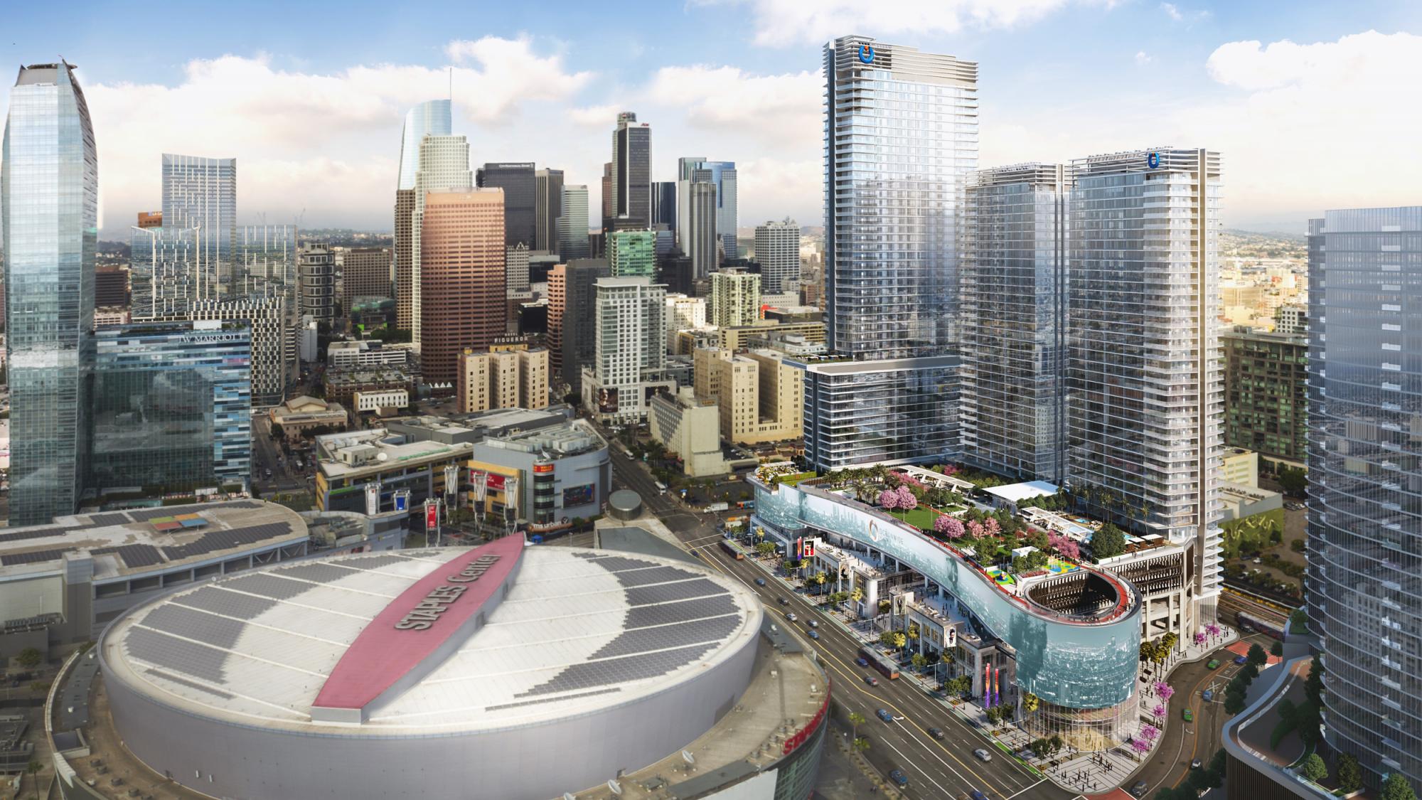 Oceanwide Plaza — Mixed-Use in South Park, Los Angeles