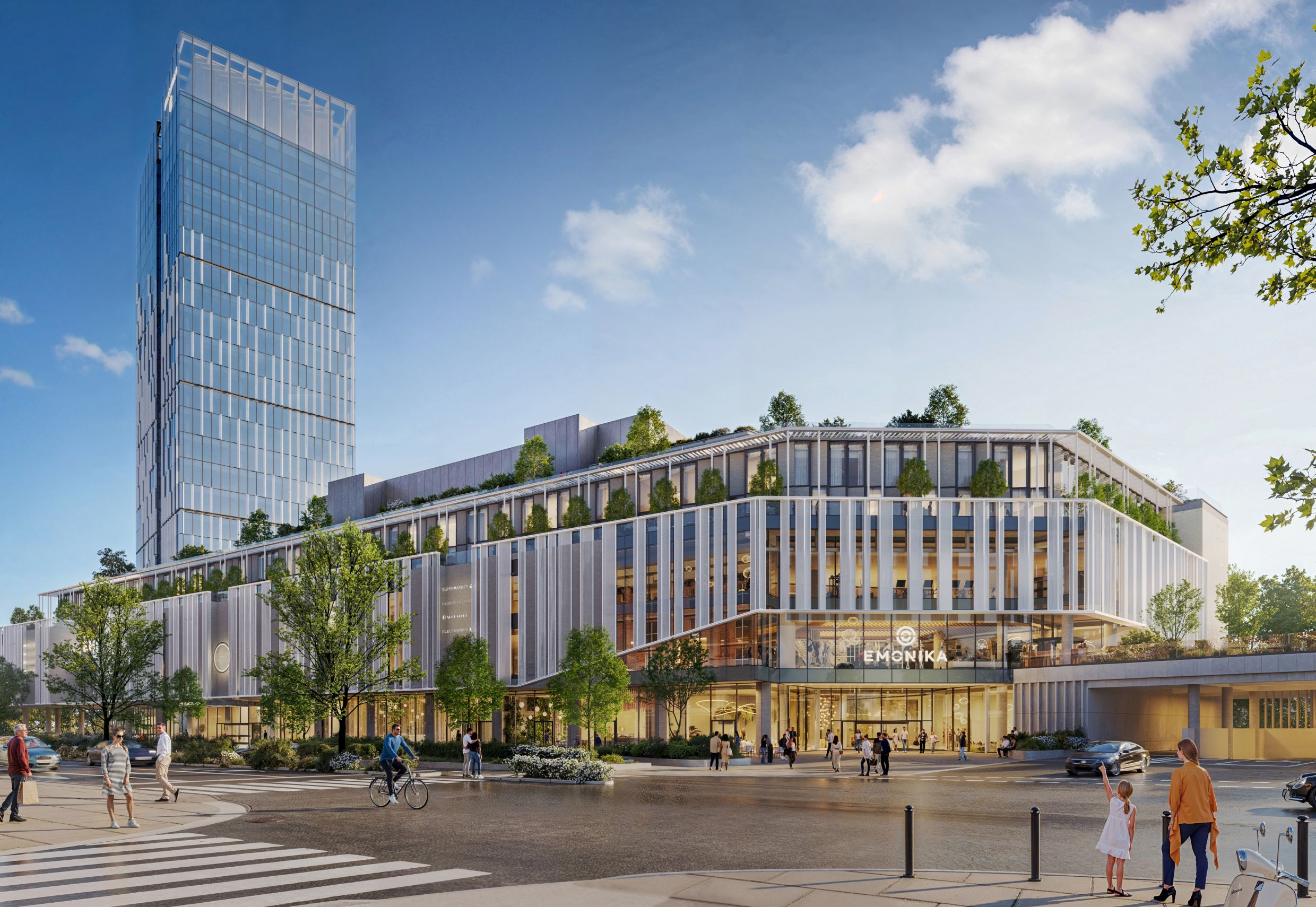 Emonika — Mixed-Use in Center, Ljubljana
