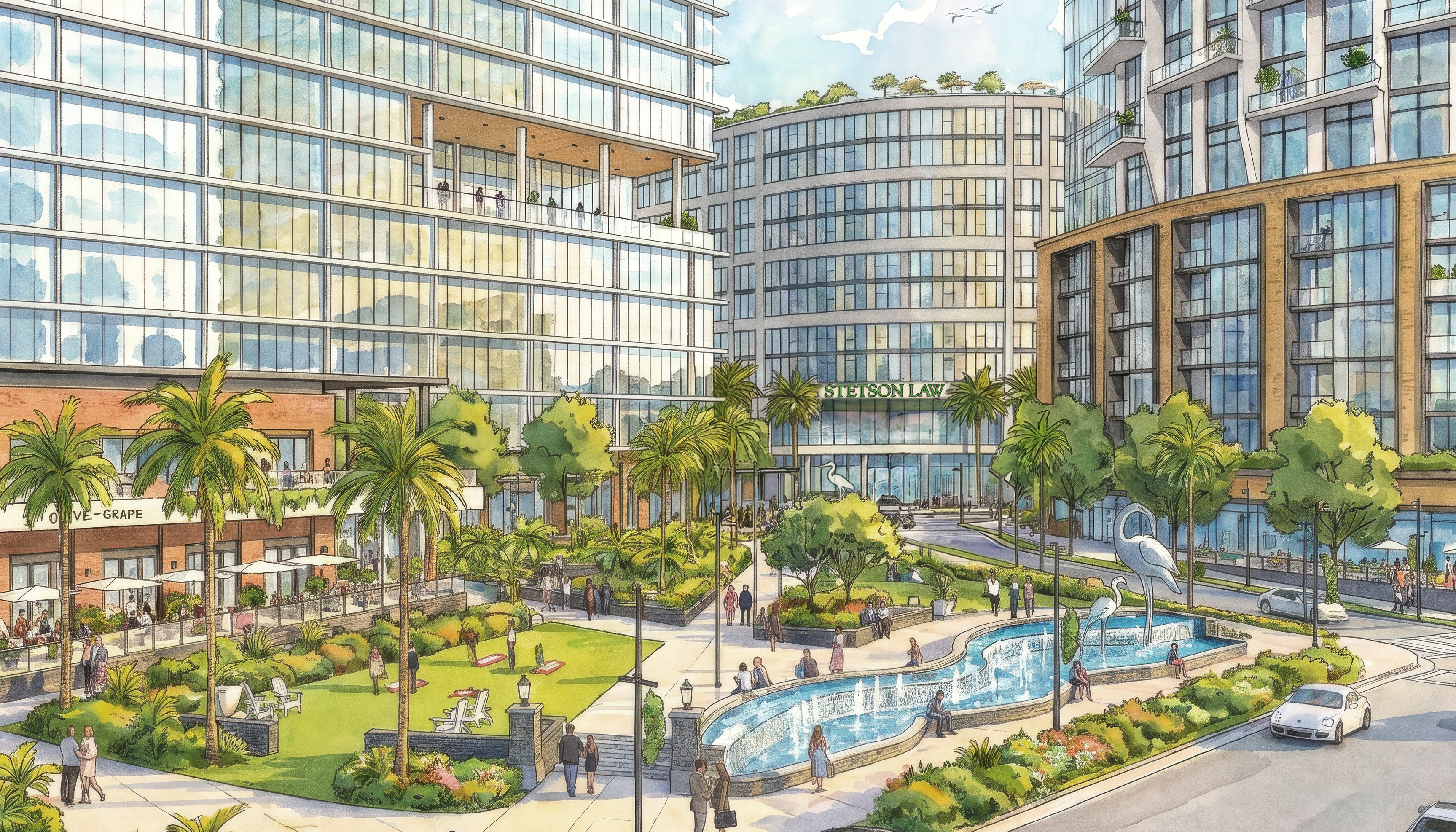 Stetson Tampa Law Center Redevelopment — Mixed-Use in Tampa Heights