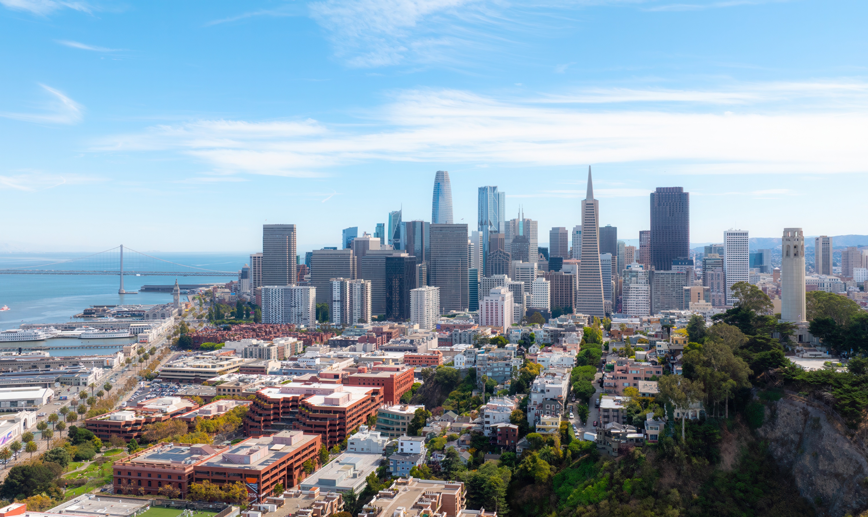 Fifty at First seen from above Telegraph Hill
