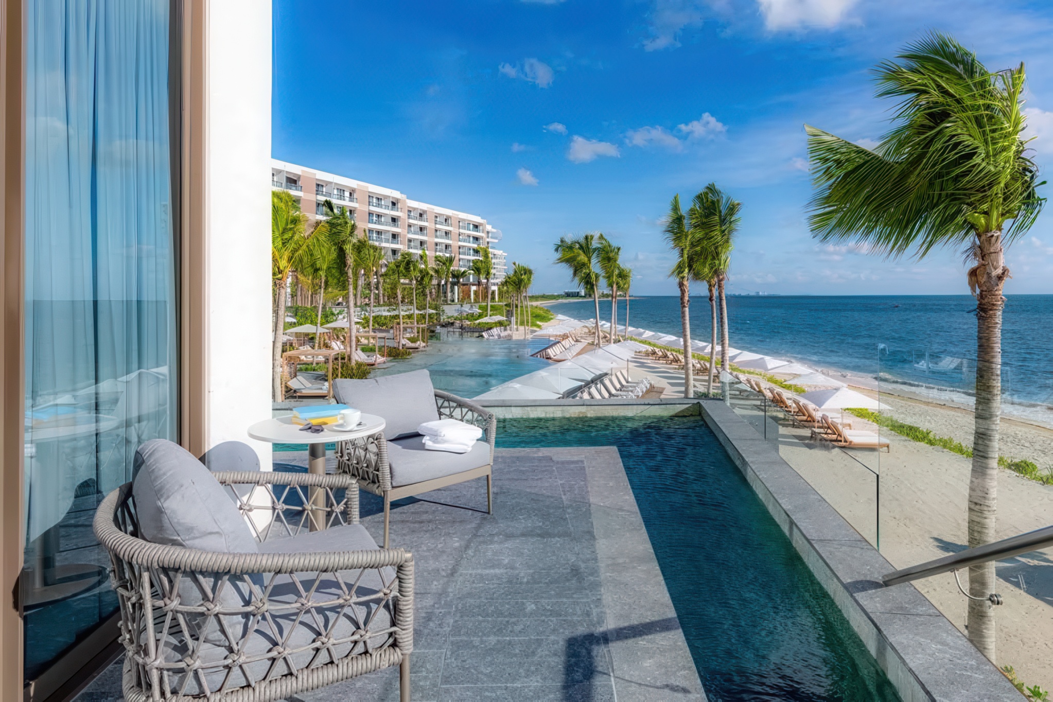 Waldorf Astoria Riviera Maya Suite Patio, courtesy of Waldorf Astoria