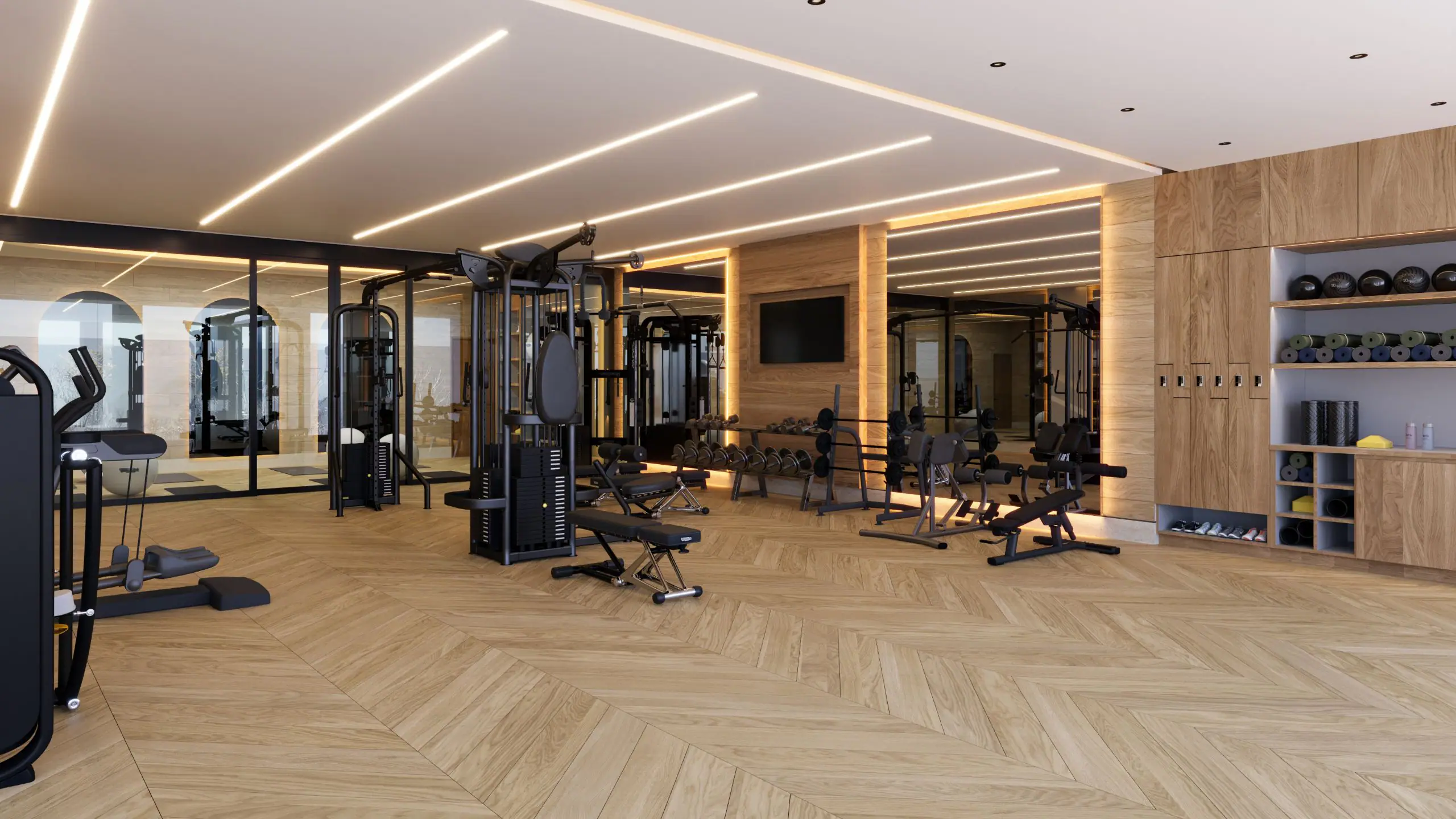 image of the Fitness area, courtesy of Hyatt