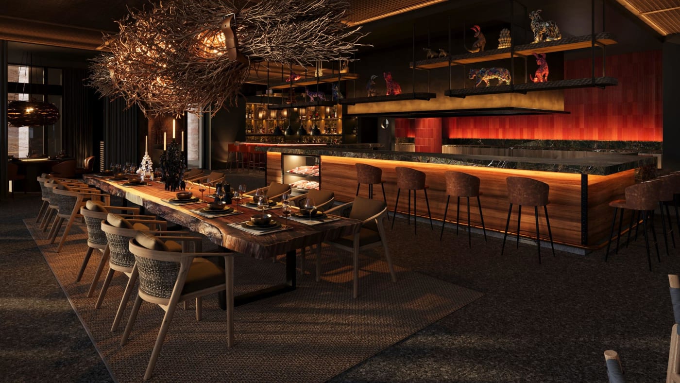 image of signature restaurant Bruma, courtesy of Hyatt