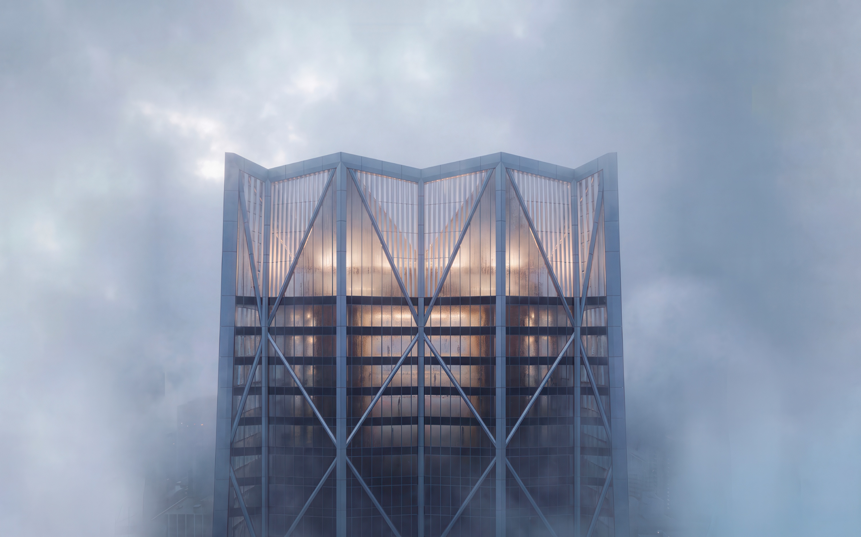Fifty at First files plans for a 56-story Gensler tower across from Salesforce Tower