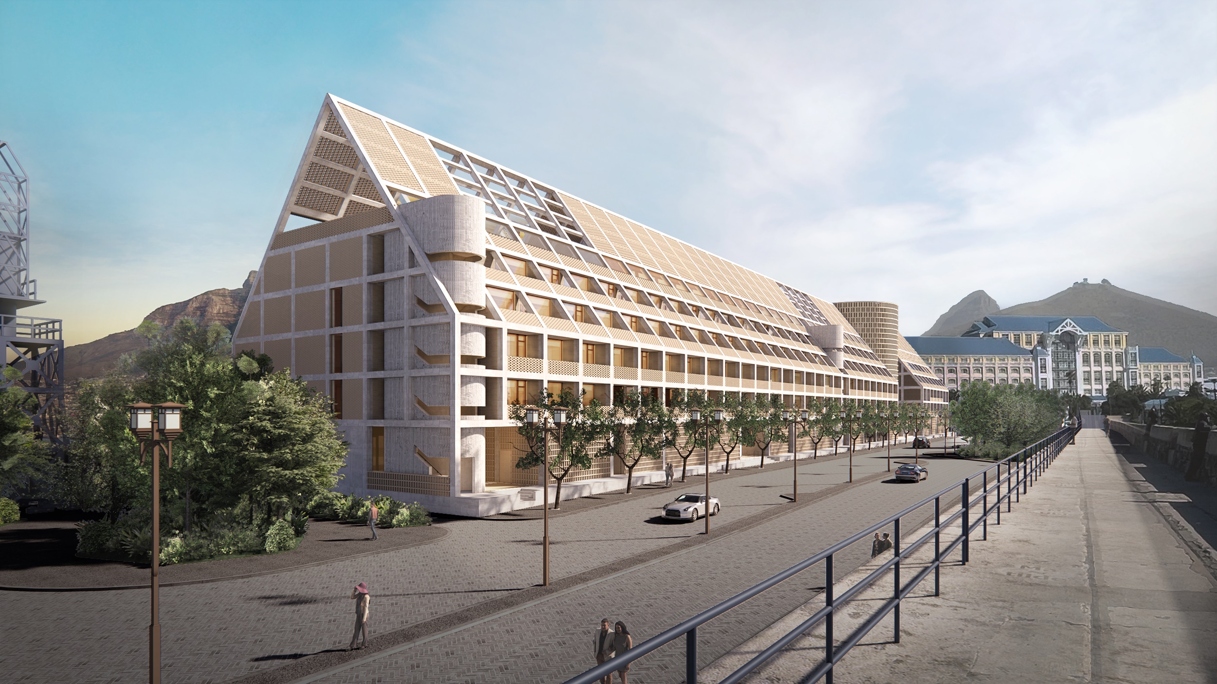 Rendering of The Cape Town EDITION at the V&A Waterfront
