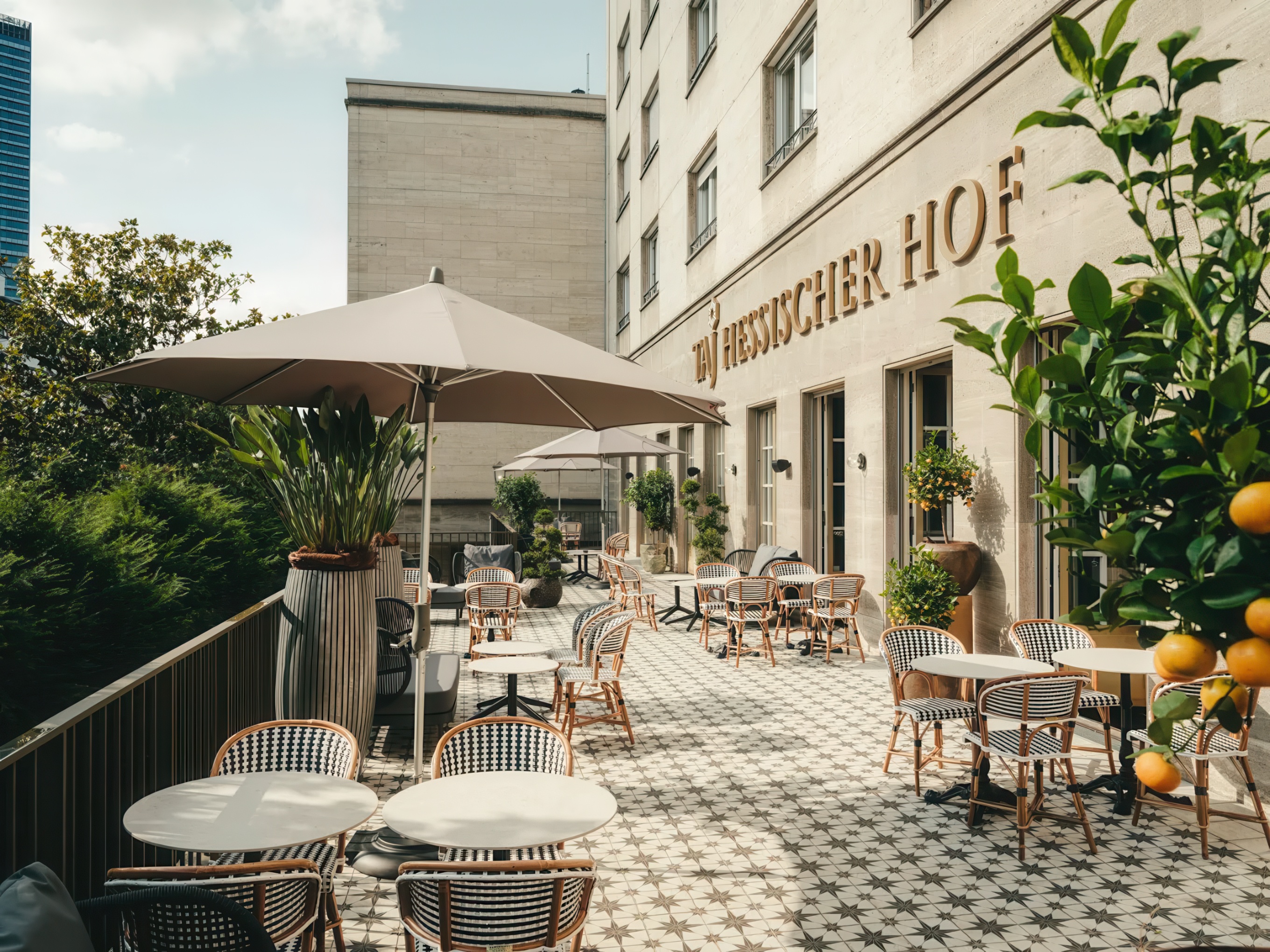 image of Bombay Brasserie Terrace, courtesy of Taj