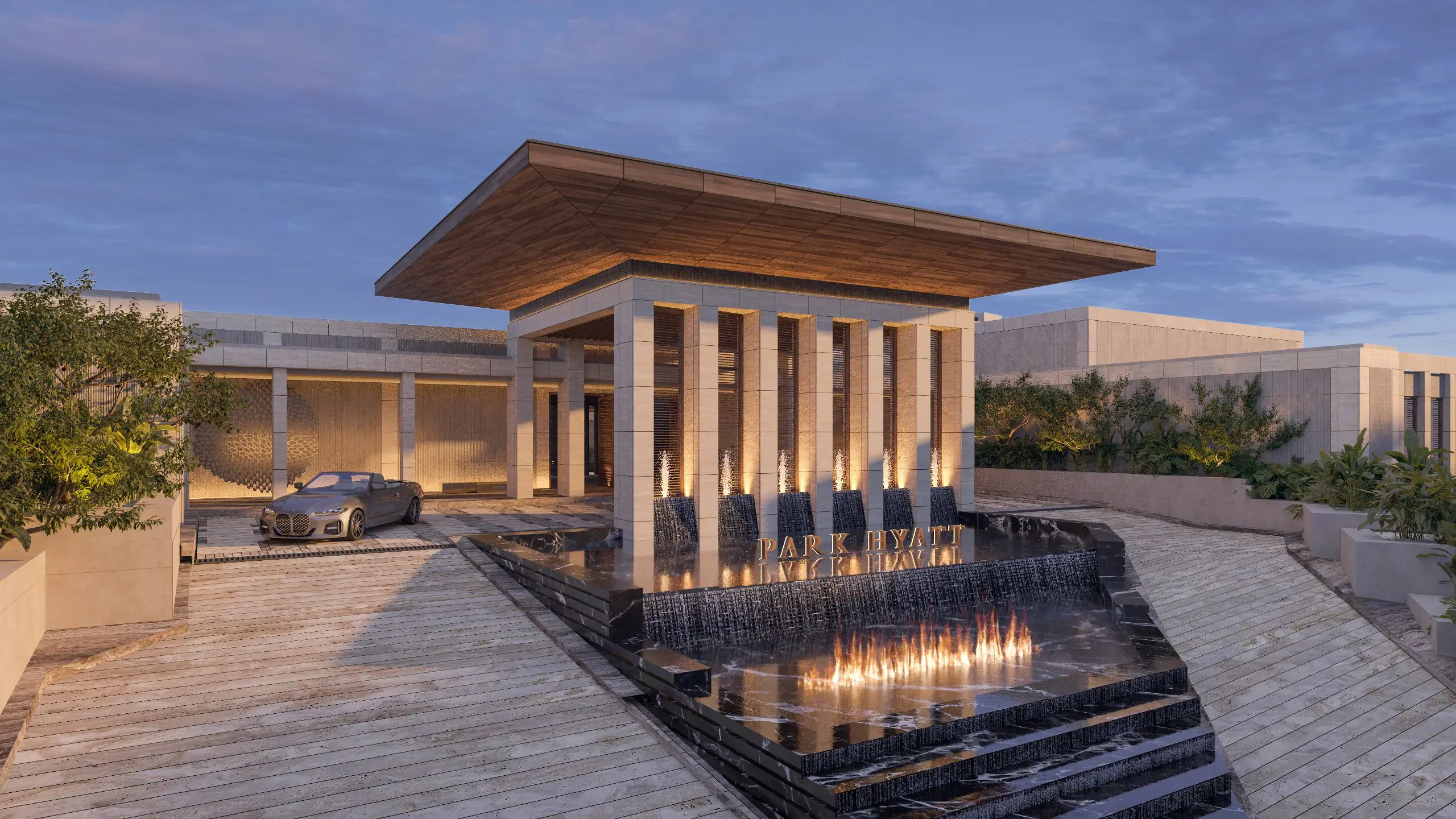 image of resort entrance, courtesy of Hyatt