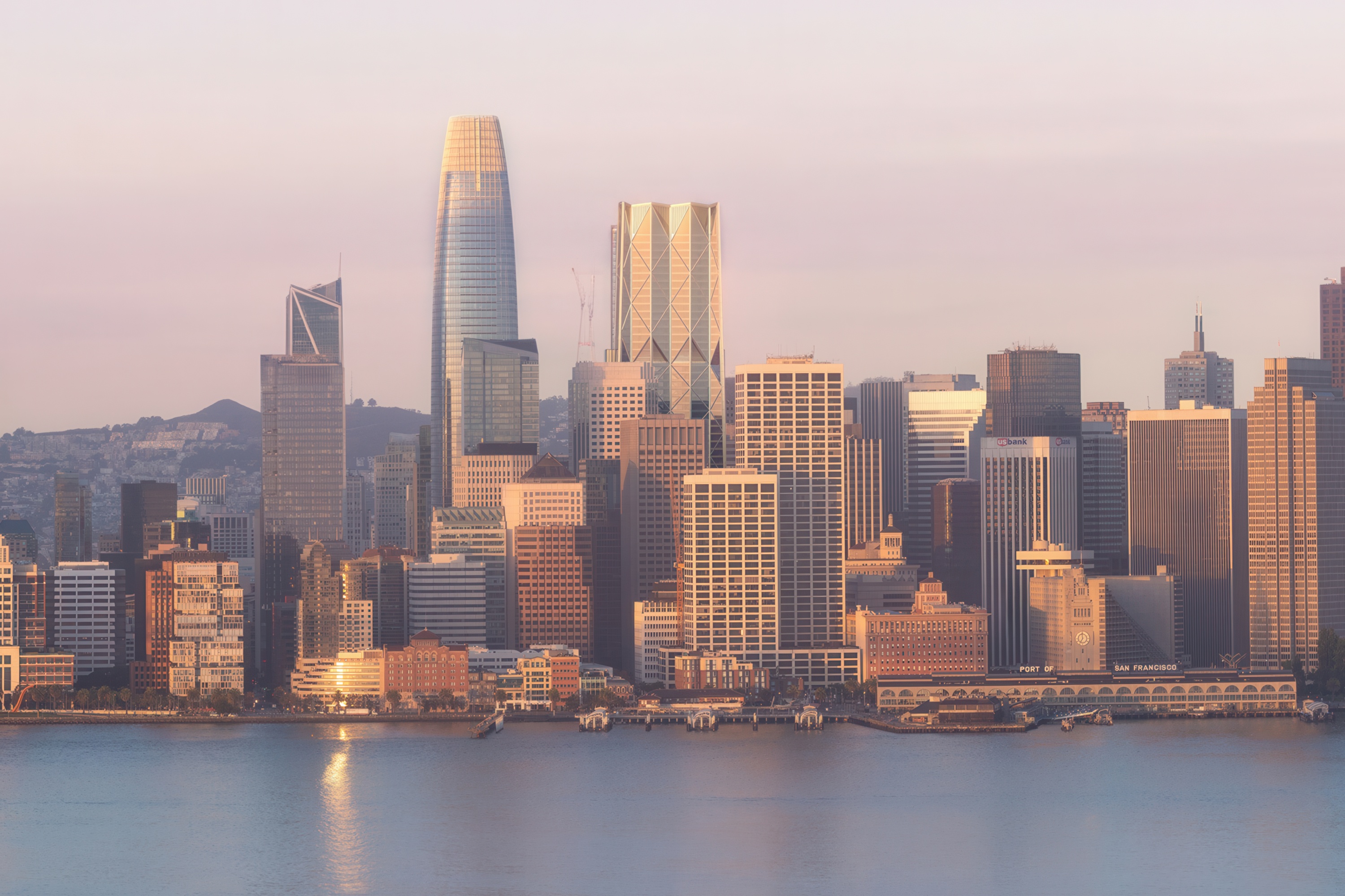 Fifty at First on the San Francisco skyline