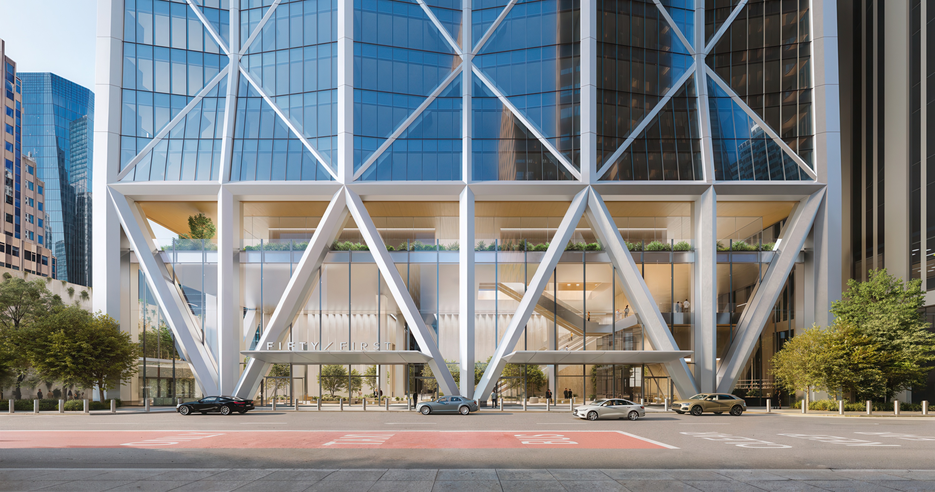 Street view of Fifty at First