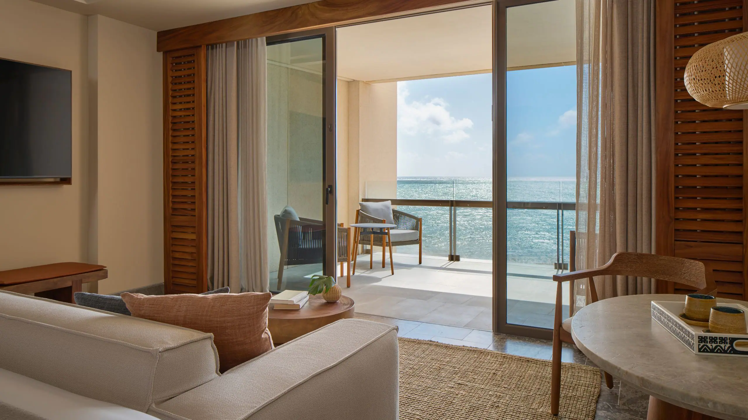 image of a king room's terrace, courtesy of Hyatt