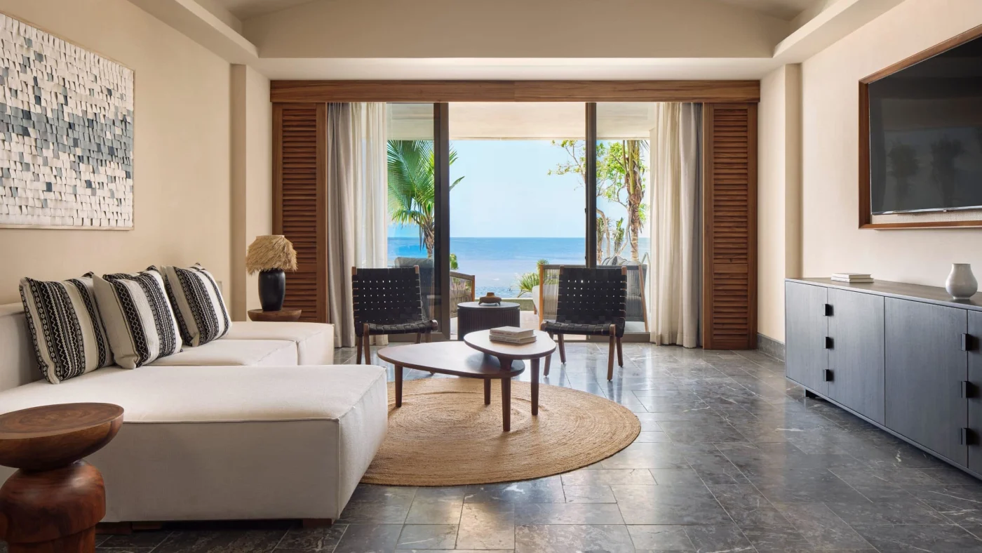 image of a suite's living room, courtesy of Hyatt