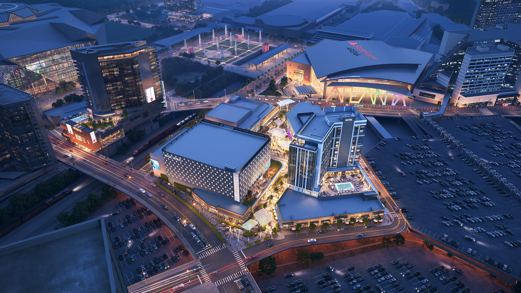 Centennial Yards — Mixed-Use in Downtown, Atlanta