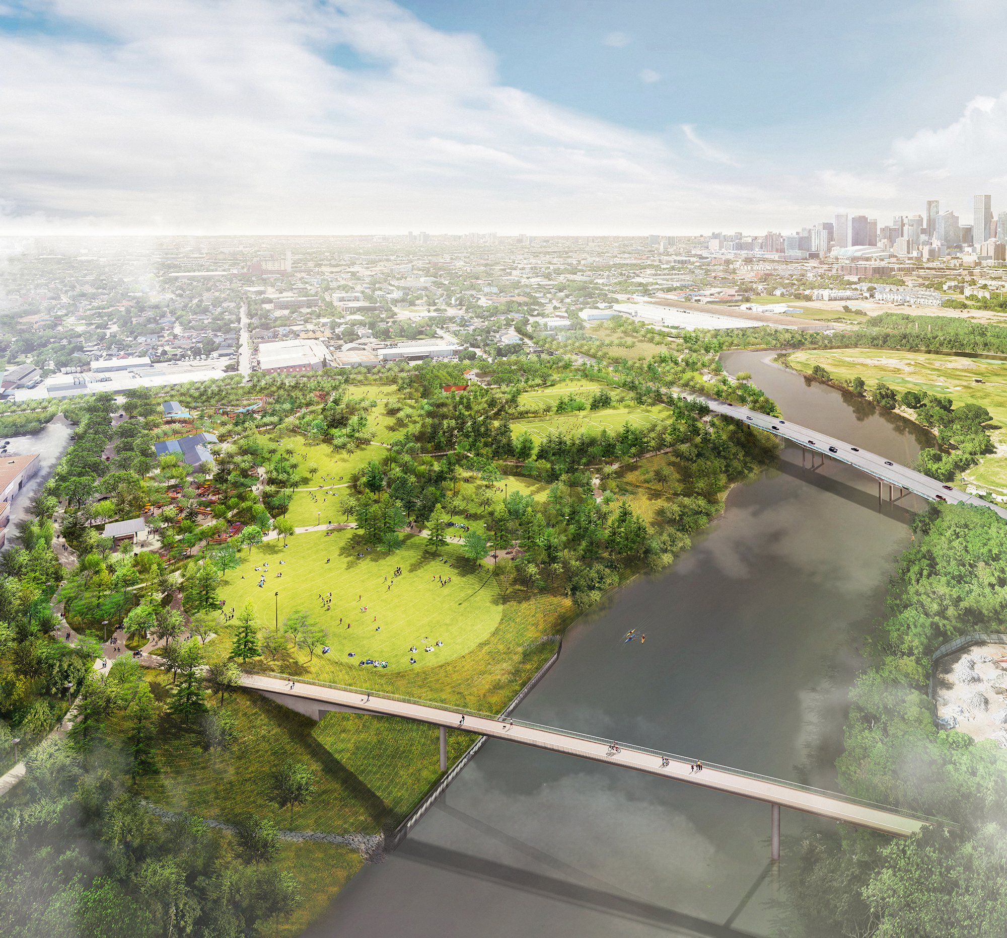 Buffalo Bayou East — Park in East End, Houston