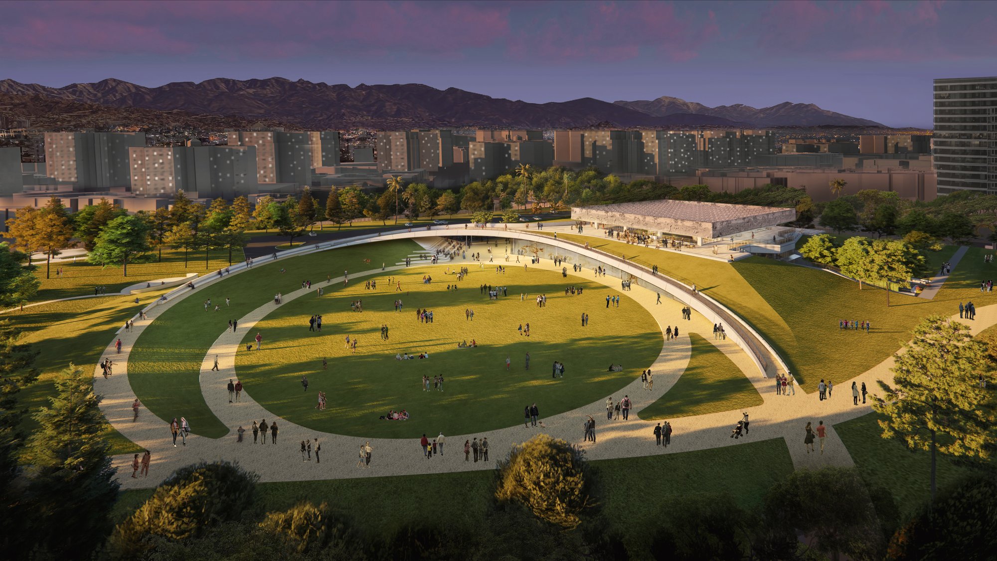 La Brea Tar Pits Master Plan — Museum in Miracle Mile, Los Angeles