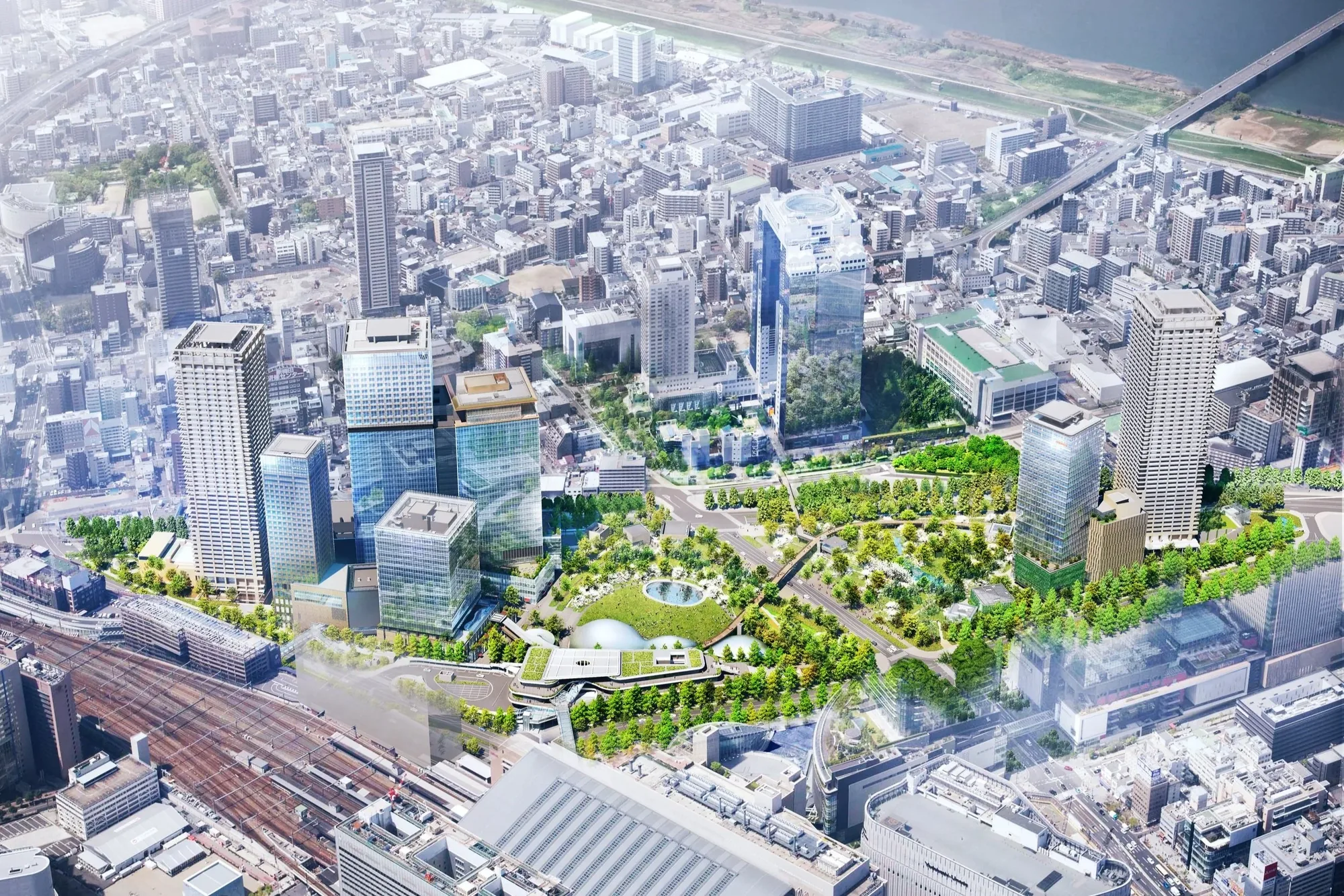 Grand Green Osaka — Mixed-Use in Umekita, Osaka
