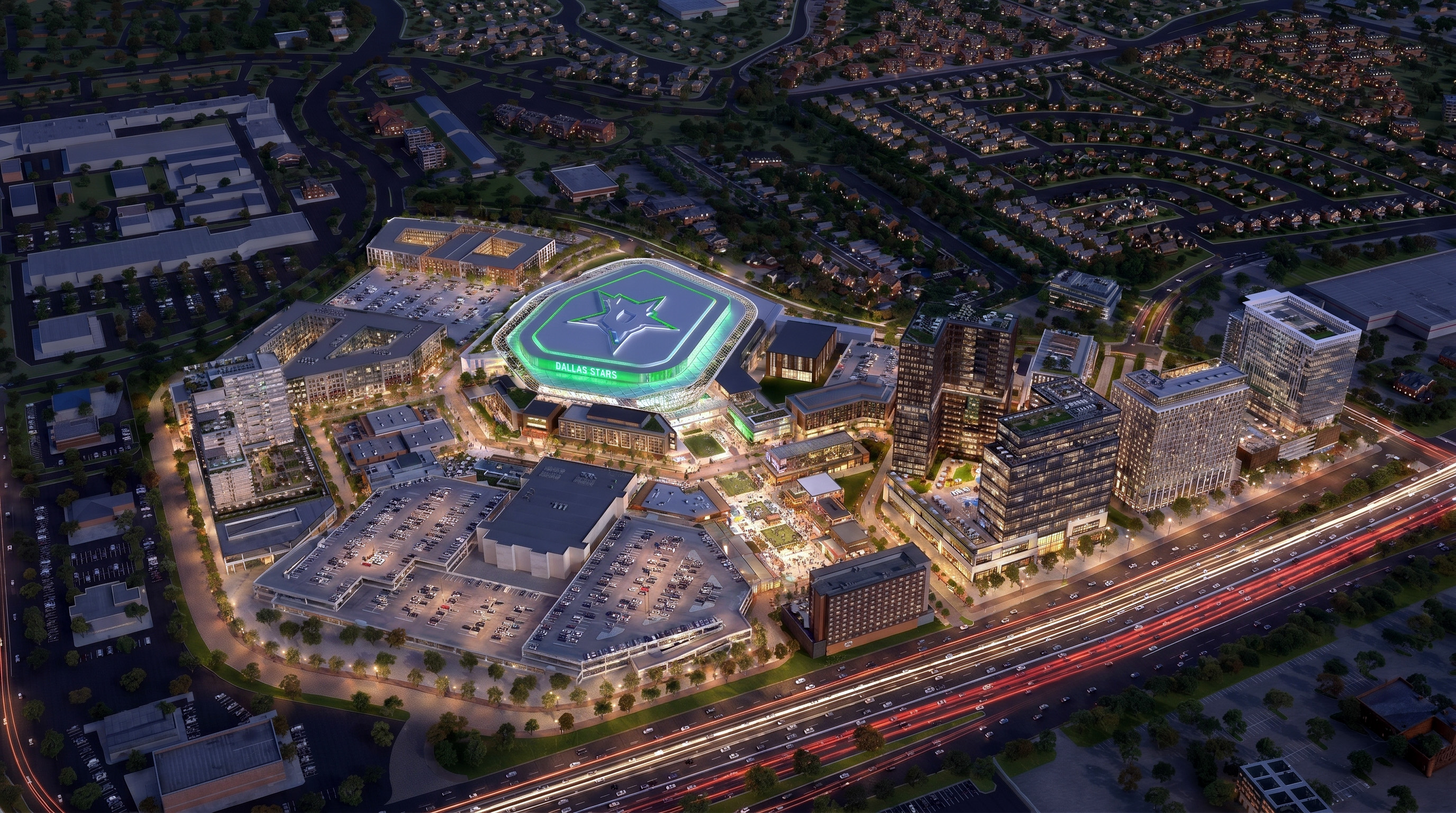 Dallas Stars Arena District — Stadium in Willow Bend, Plano
