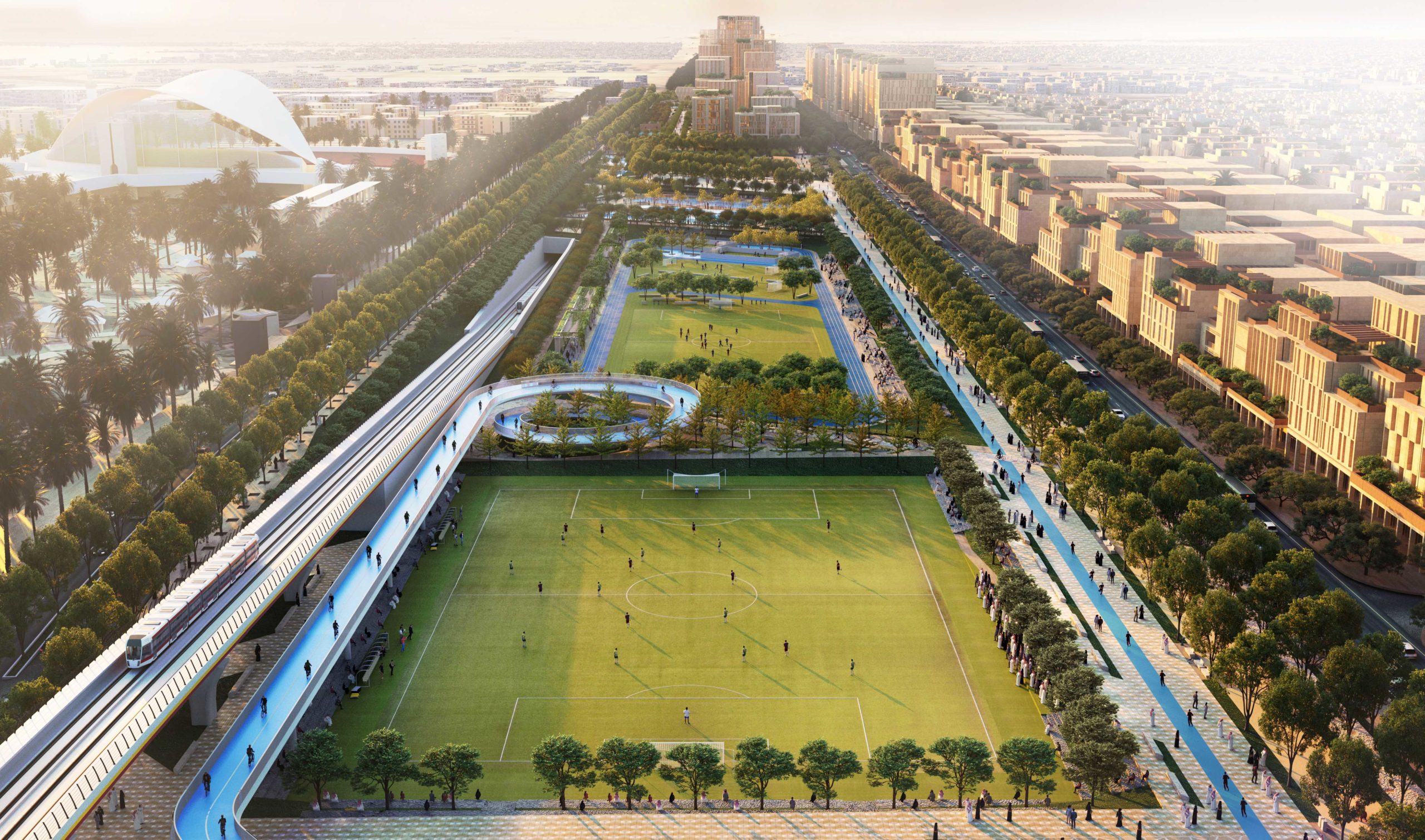 Sports Boulevard — Park in Wadi Hanifah, Riyadh