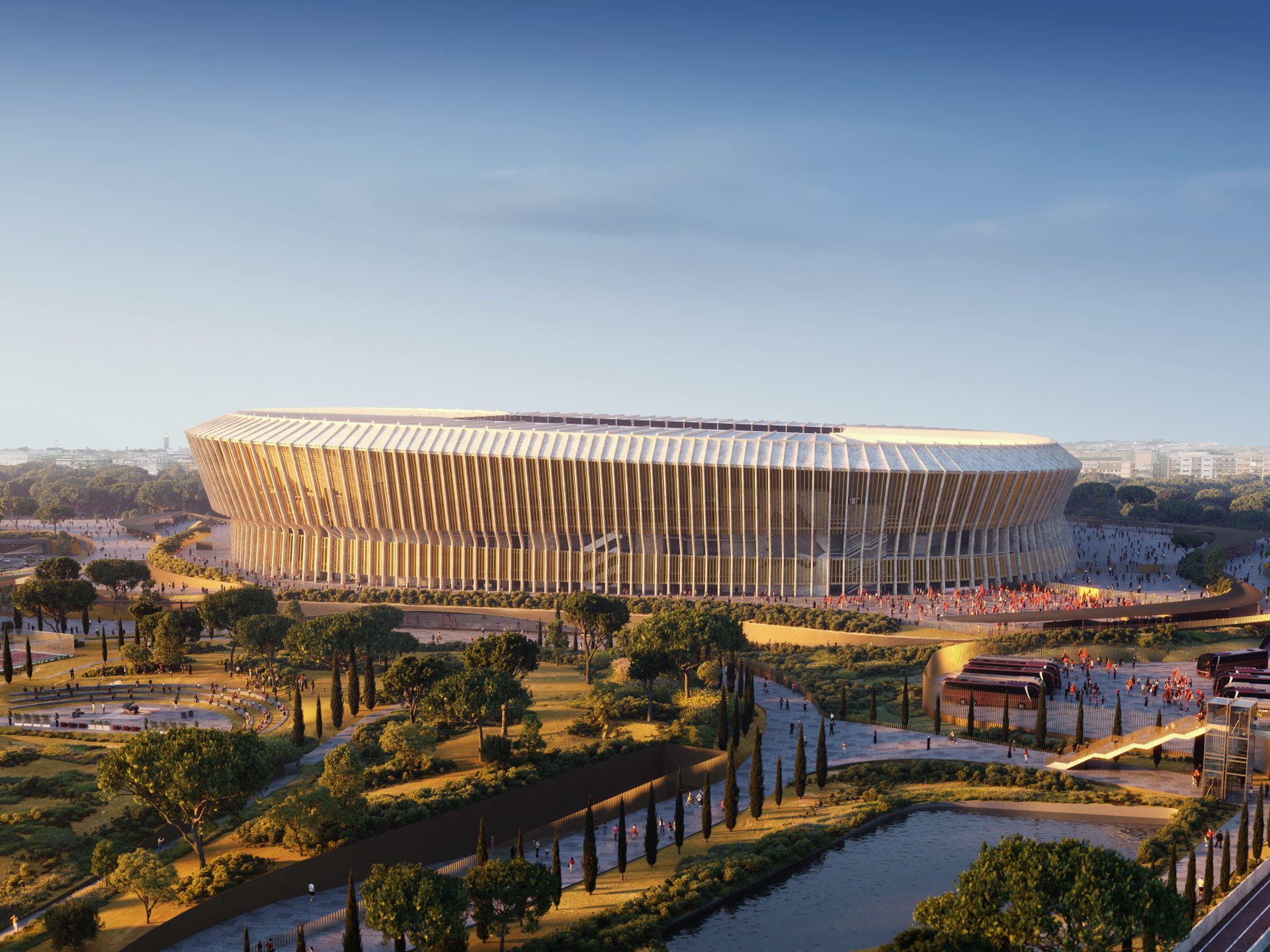 New AS Roma Stadium — Stadium in Pietralata, Rome