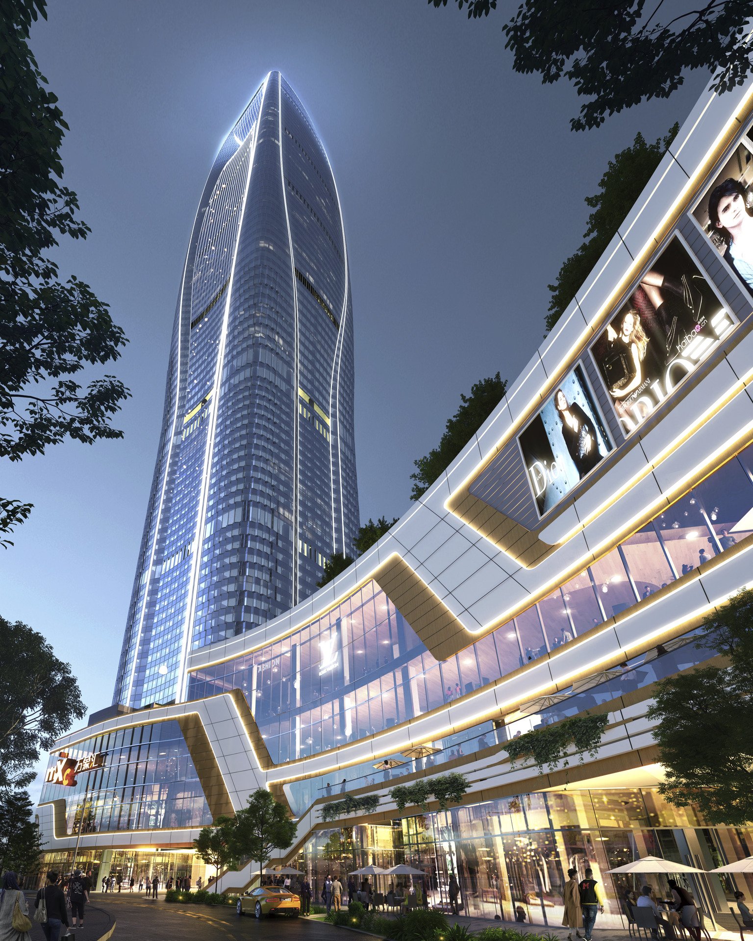 Luohu Financial Innovation Plaza — Mixed-Use in Hongling, Shenzhen