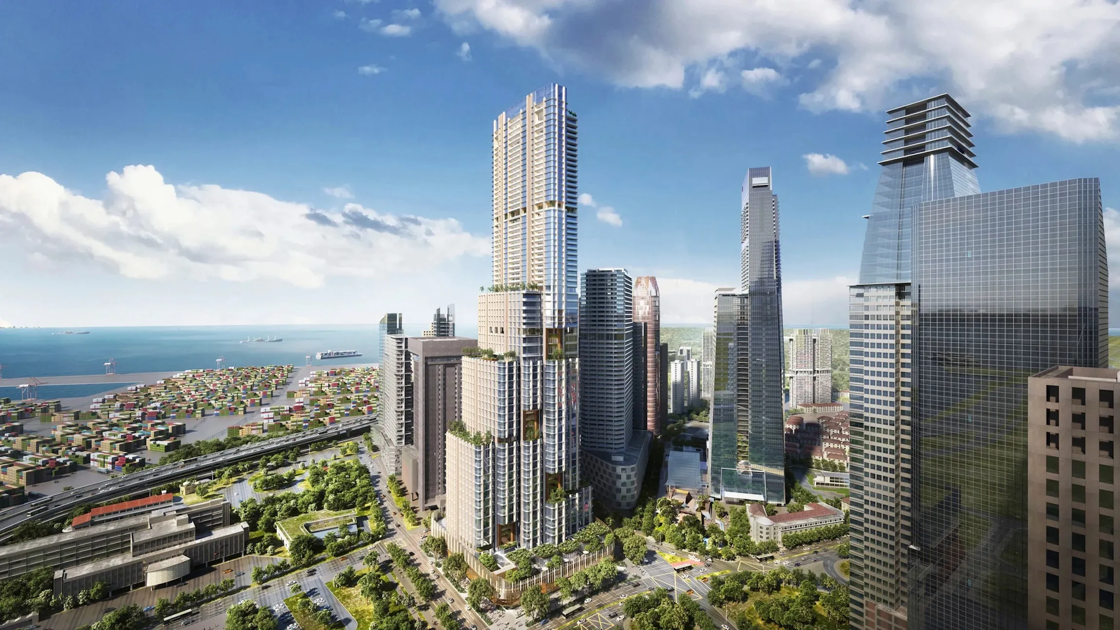 The Skywaters — Mixed-Use in Tanjong Pagar, Singapore