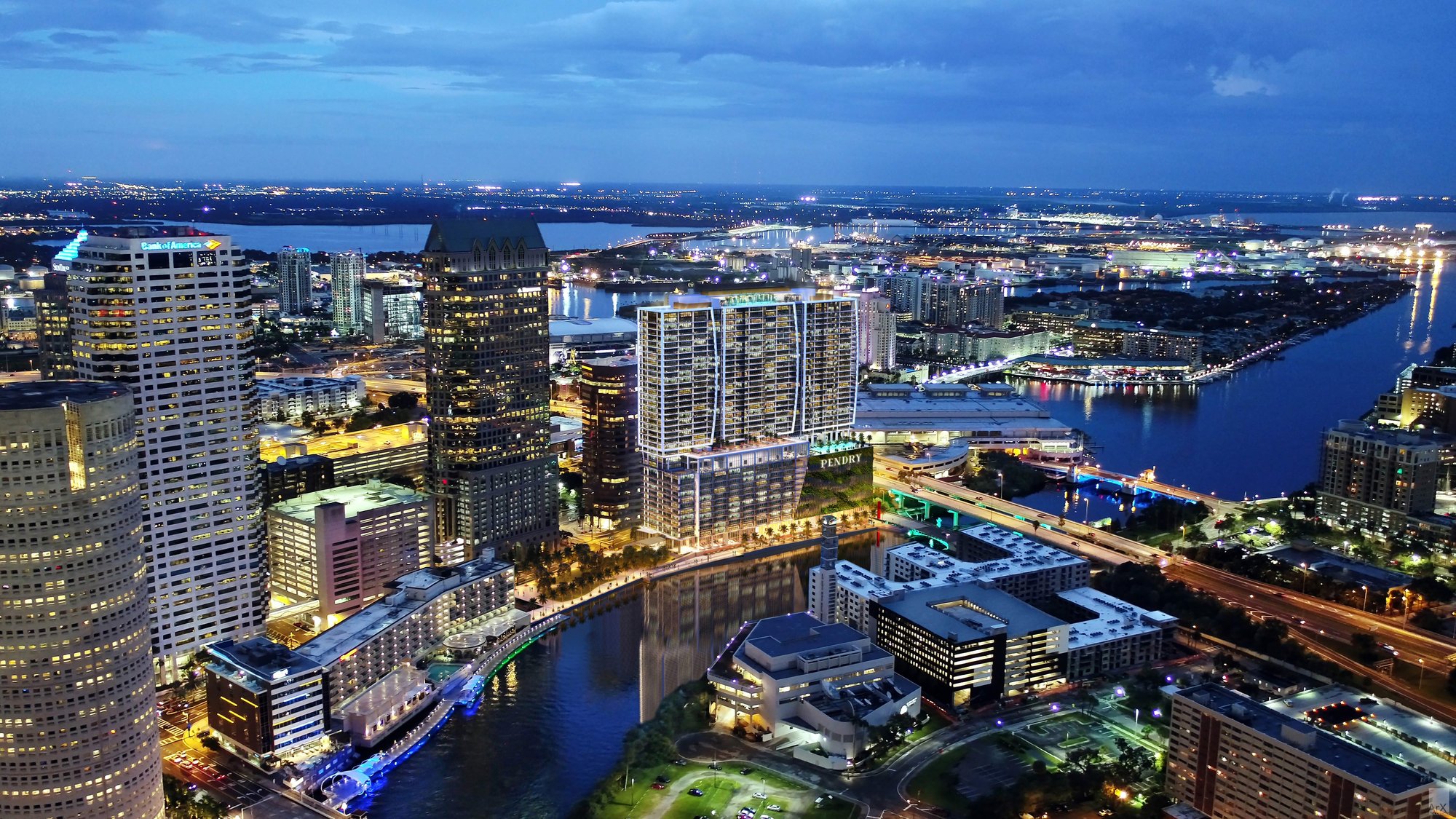The Pendry Tampa and Residences — Mixed-Use in Downtown Tampa Riverwalk