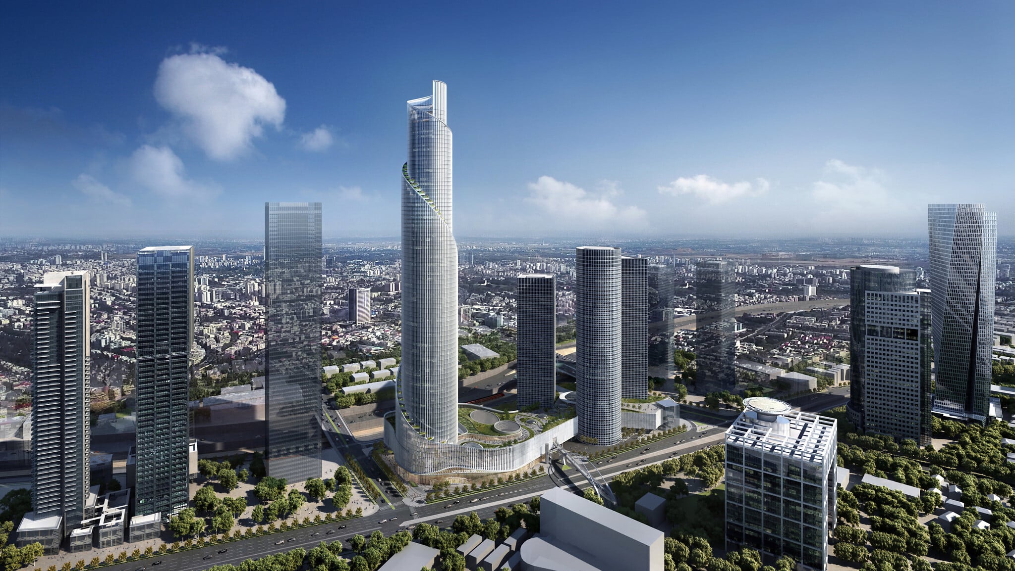 Azrieli Spiral Tower — Mixed-Use in Azrieli Center, Tel Aviv