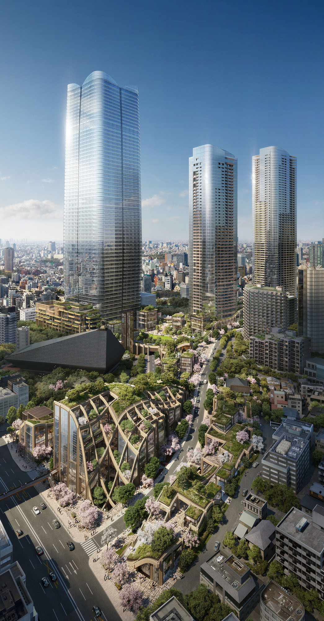 Azabudai Hills — Mixed-Use in Azabudai, Minato, Tokyo