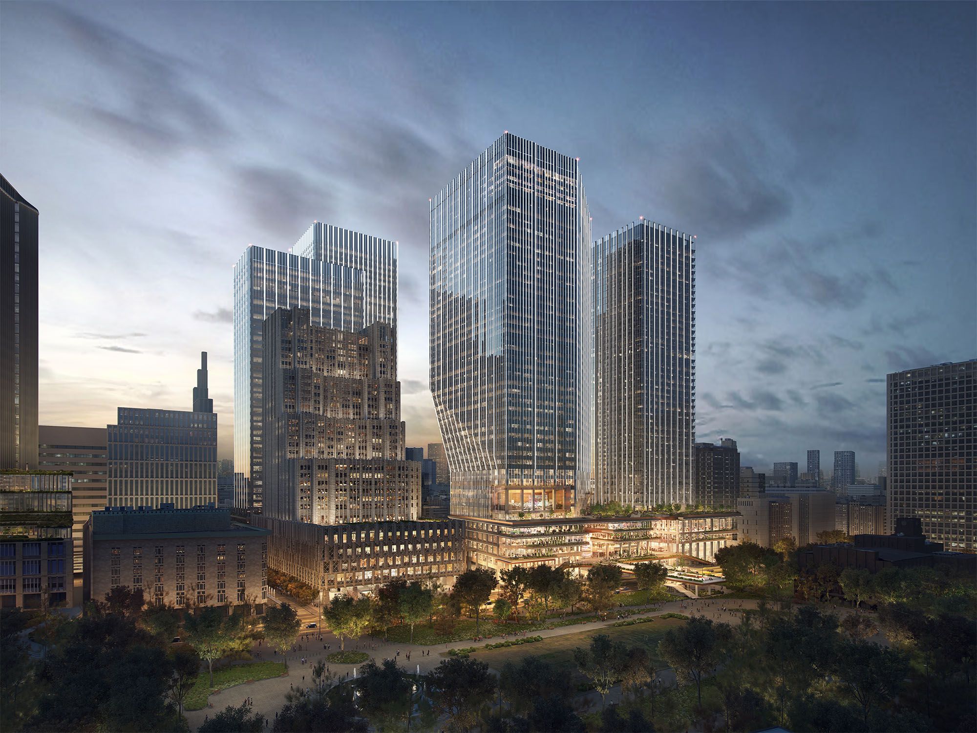 Hibiya Crosspark — Mixed-Use in Uchisaiwaicho, Tokyo