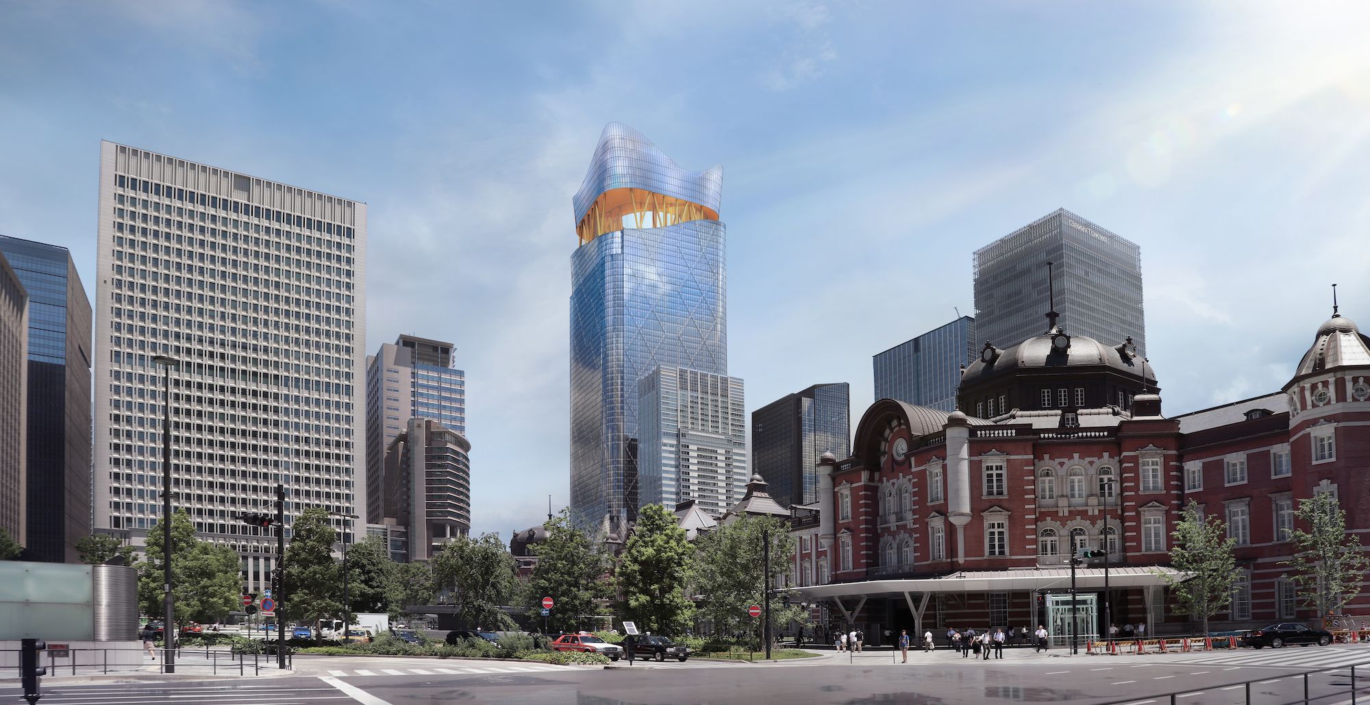 Torch Tower — Mixed-Use in Tokiwabashi, Tokyo
